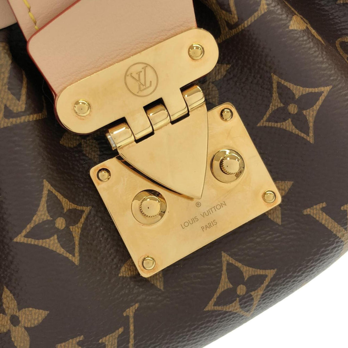 Louis Vuitton Marron Coated Canvas Handbag (Pre-Owned)