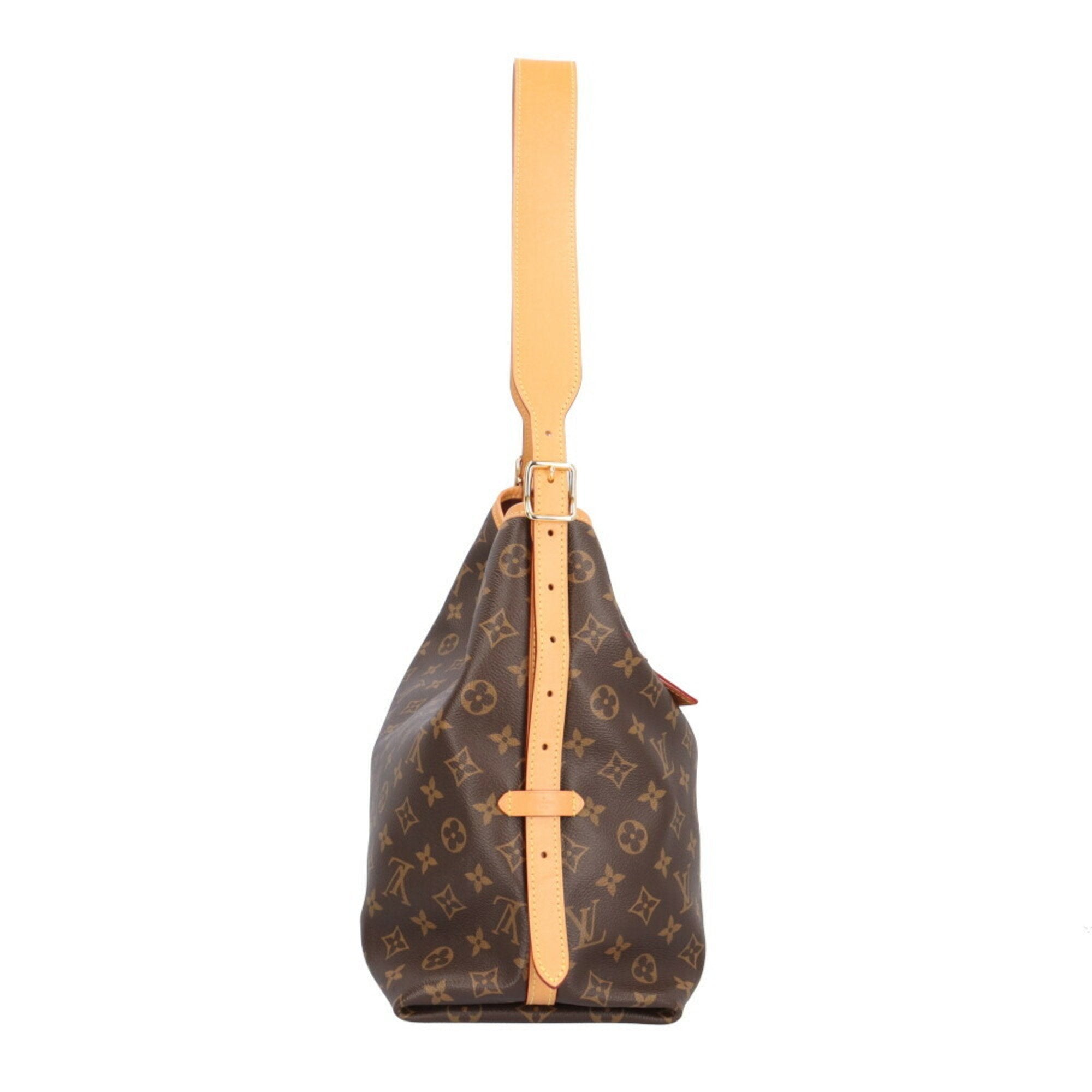 Louis Vuitton Brown Monogram Canvas Shoulder Bag (Pre-Owned)