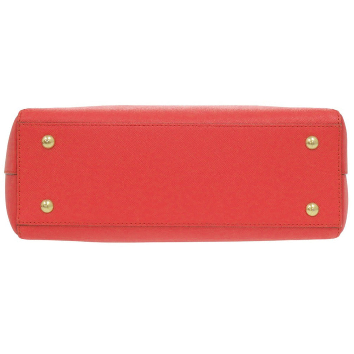 Mcm Red Color Leather Handbag (Pre-Owned)