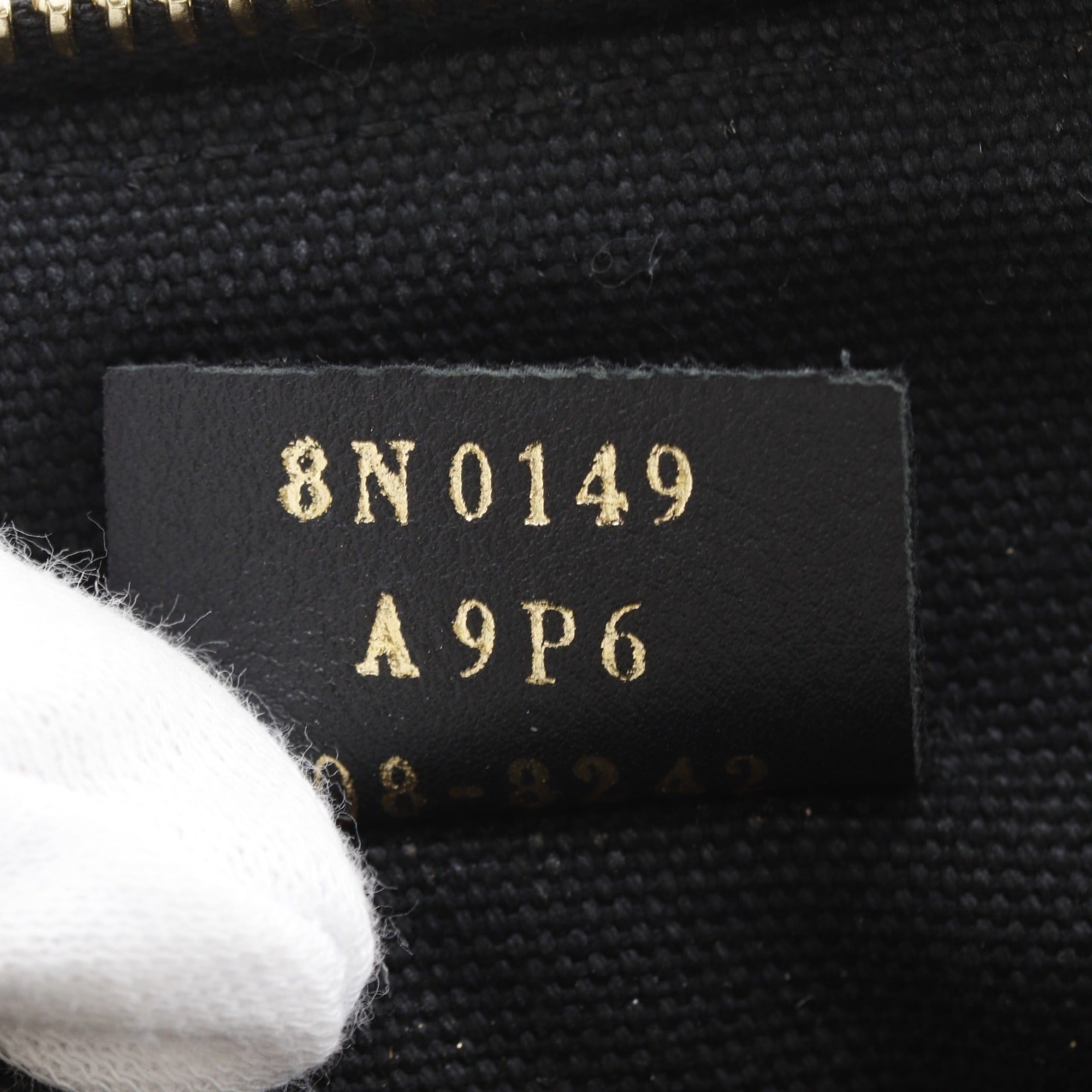 Fendi Black Cotton Pouch (Pre-Owned)