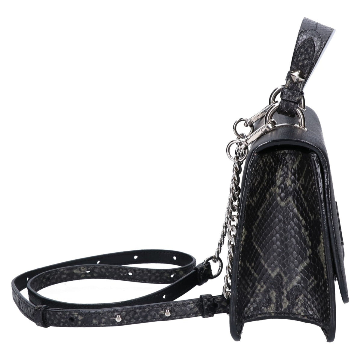 Jimmy Choo Black Leather Handbag (Pre-Owned)