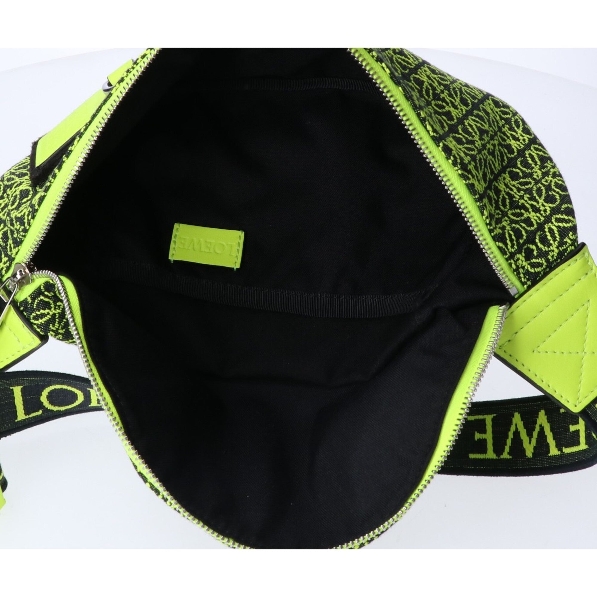 Loewe Black Yellow Canvas Sling Bag (Pre-Owned)
