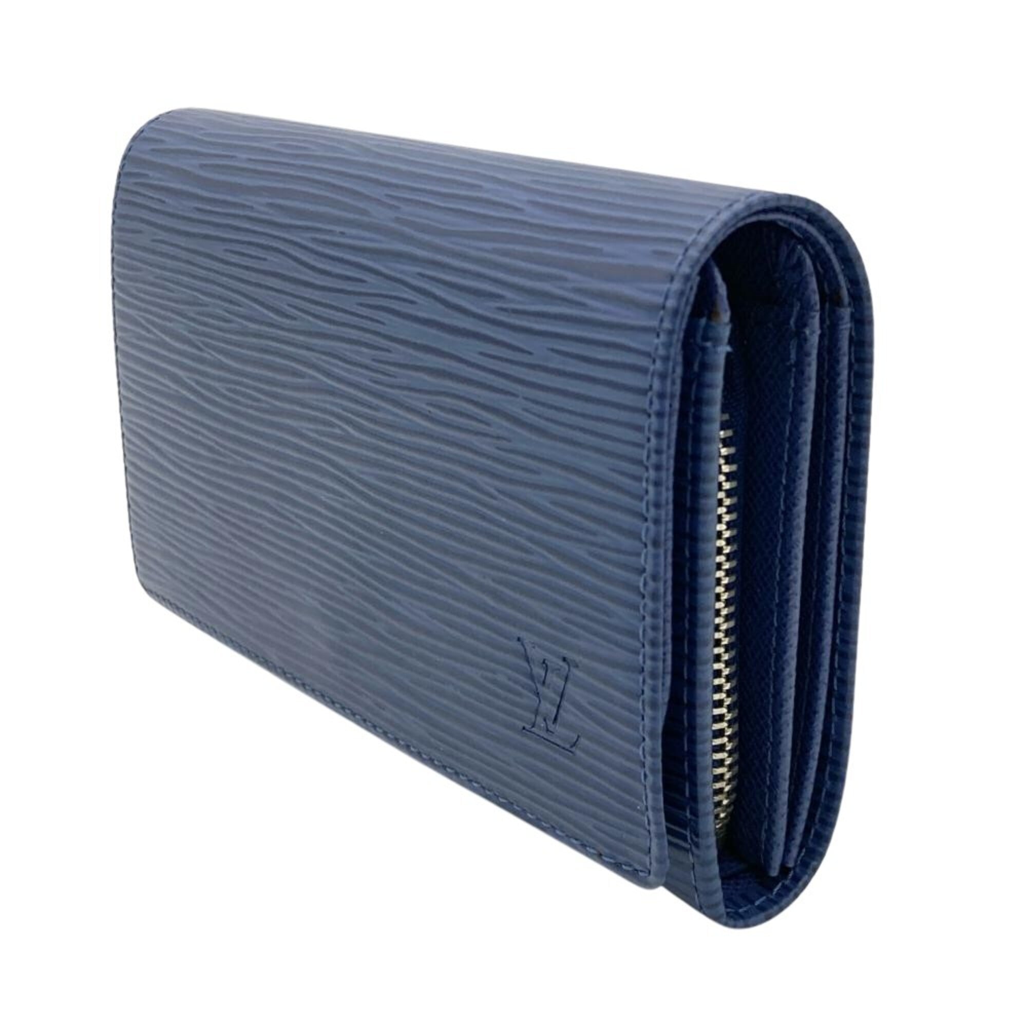 Louis Vuitton Blue Epi Leather Wallet (Bi-Fold) (Pre-Owned)