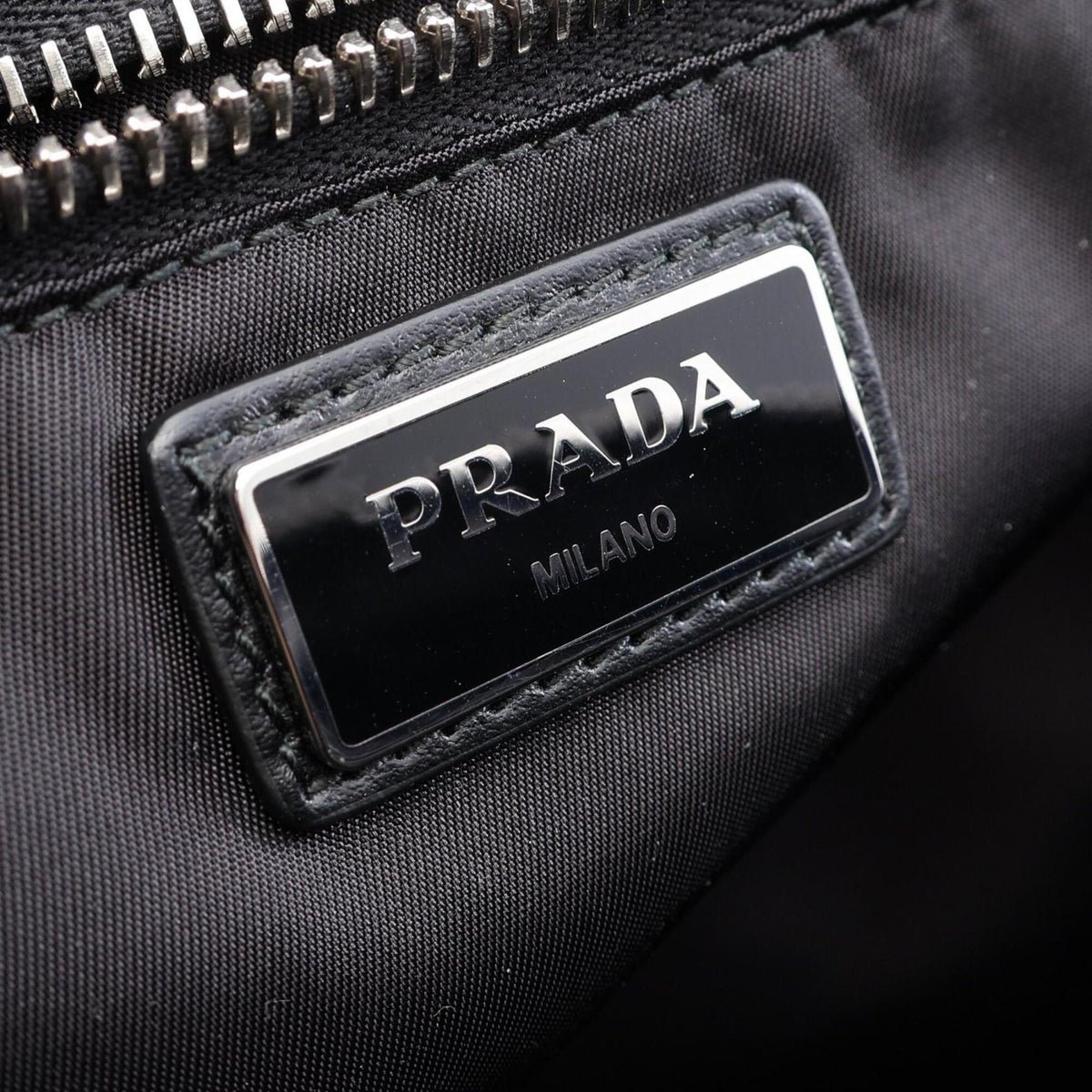 Prada Black Khaki Nylon Backpack (Pre-Owned)
