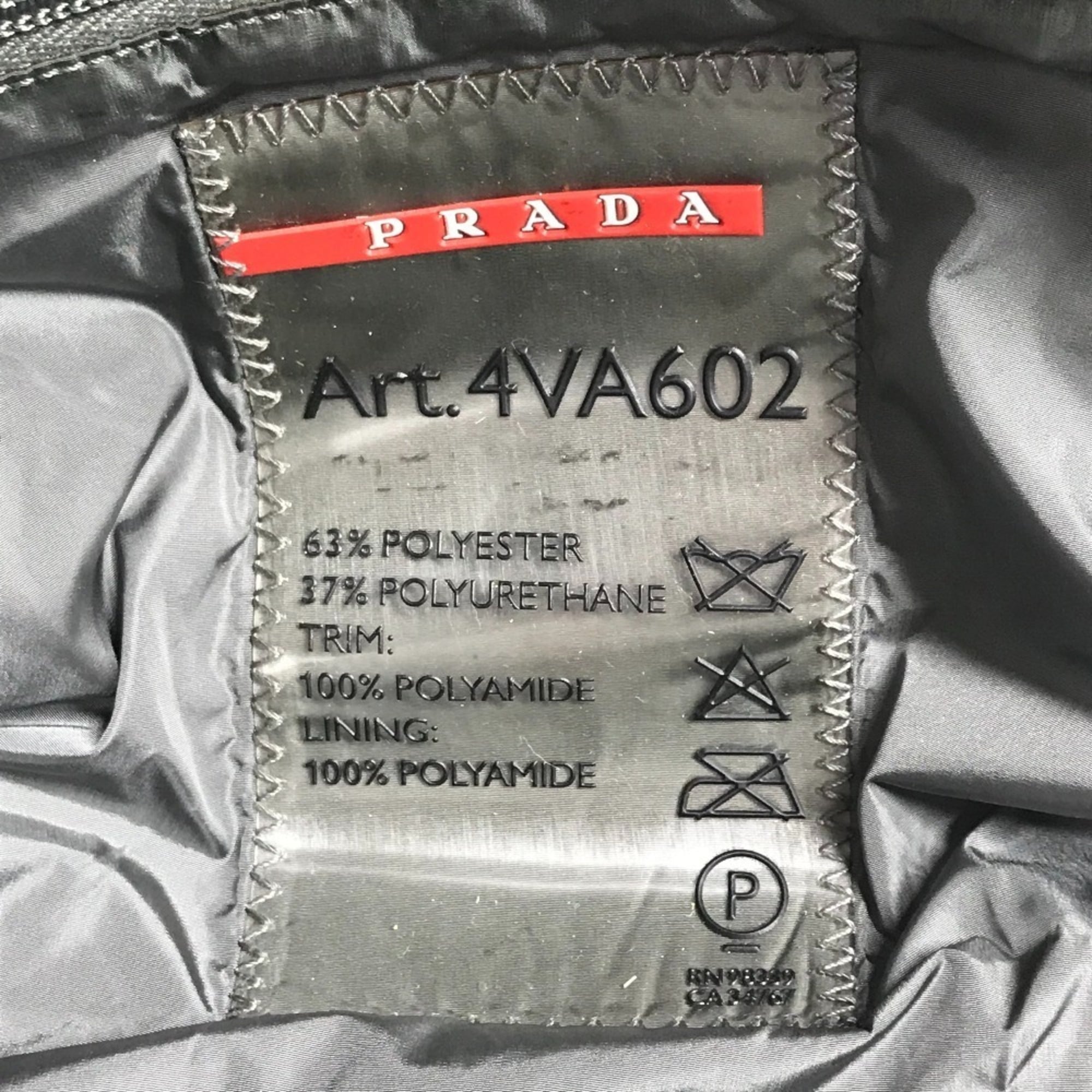 Prada Black Nylon Boston Bag Handbag Shoulder Bag (Pre-Owned)