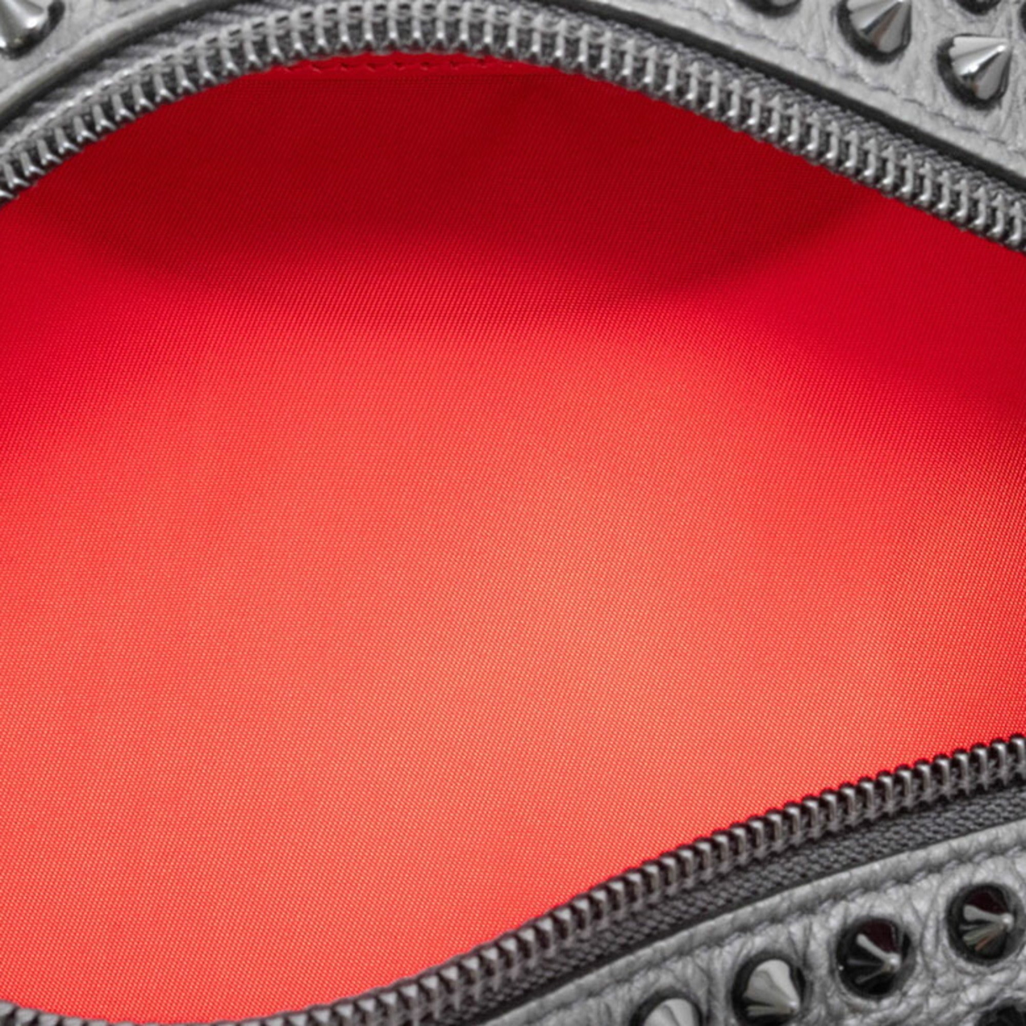 Christian Louboutin Black Leather Clutch Bag (Pre-Owned)