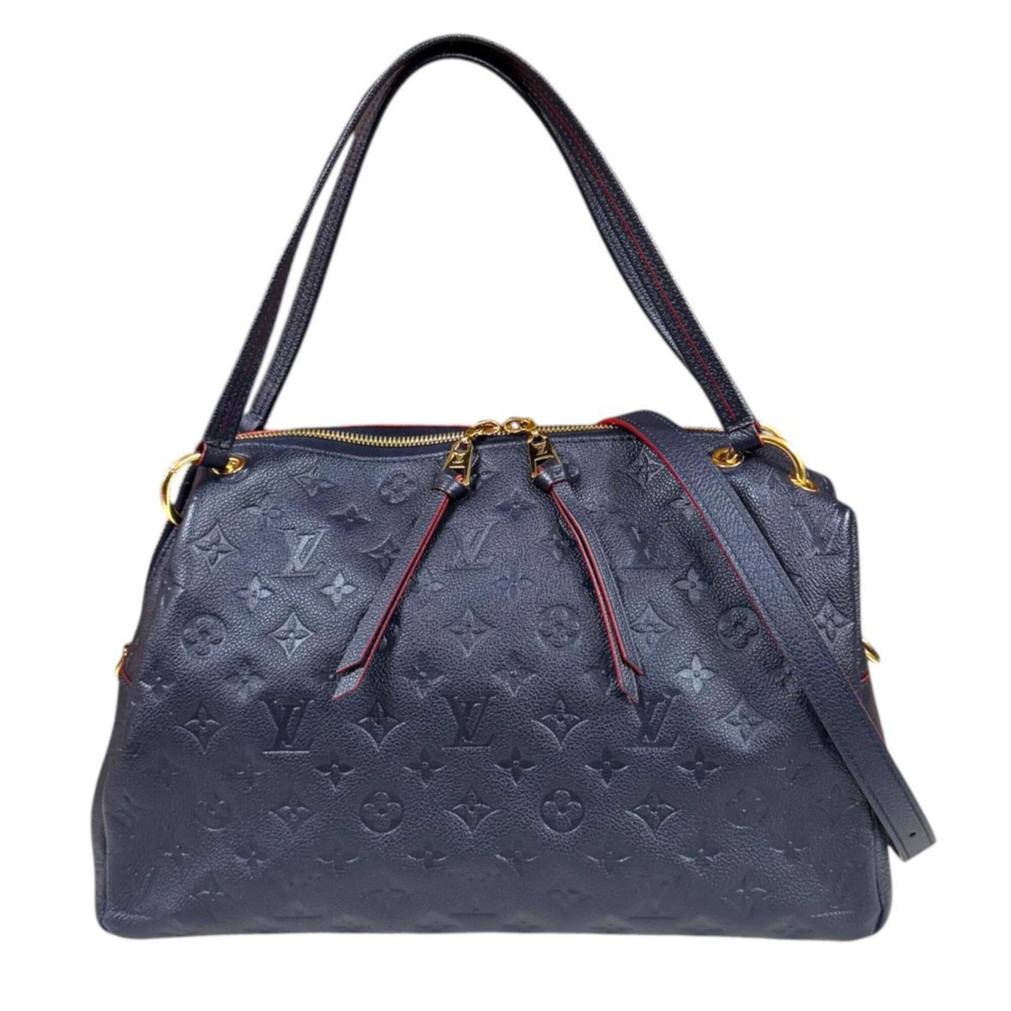 Louis Vuitton Navy Or Red Color Monogram Empreinte Shoulder Bag (Pre-Owned)