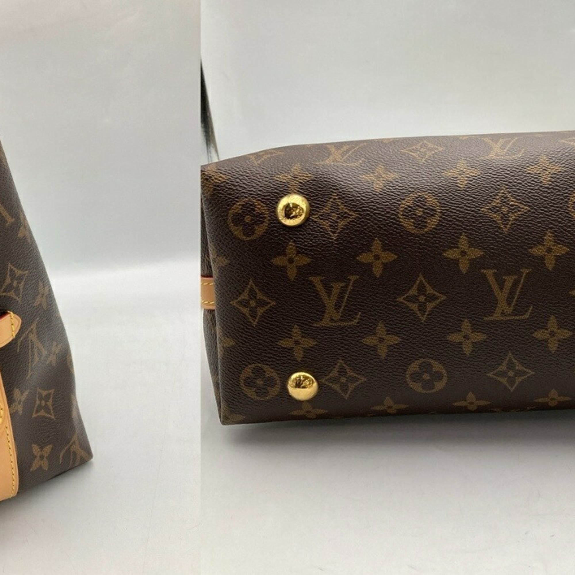 Louis Vuitton Brown Pvc Leather Shoulder Bag (Pre-Owned)