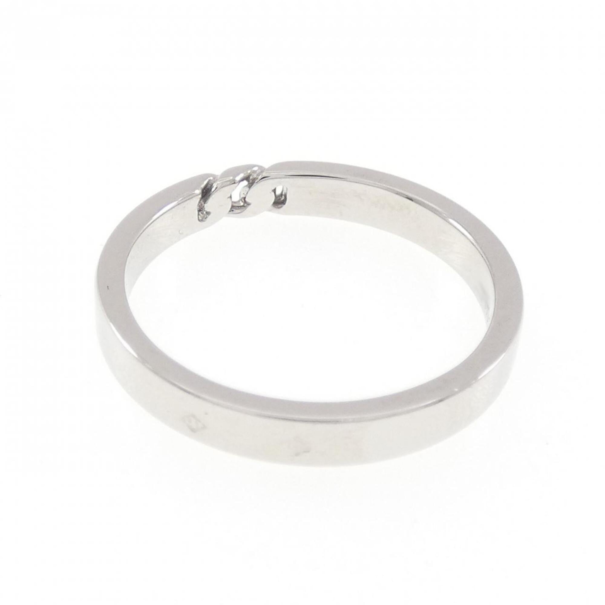 Hermes Platinum 950 Band Ring (Pre-Owned)