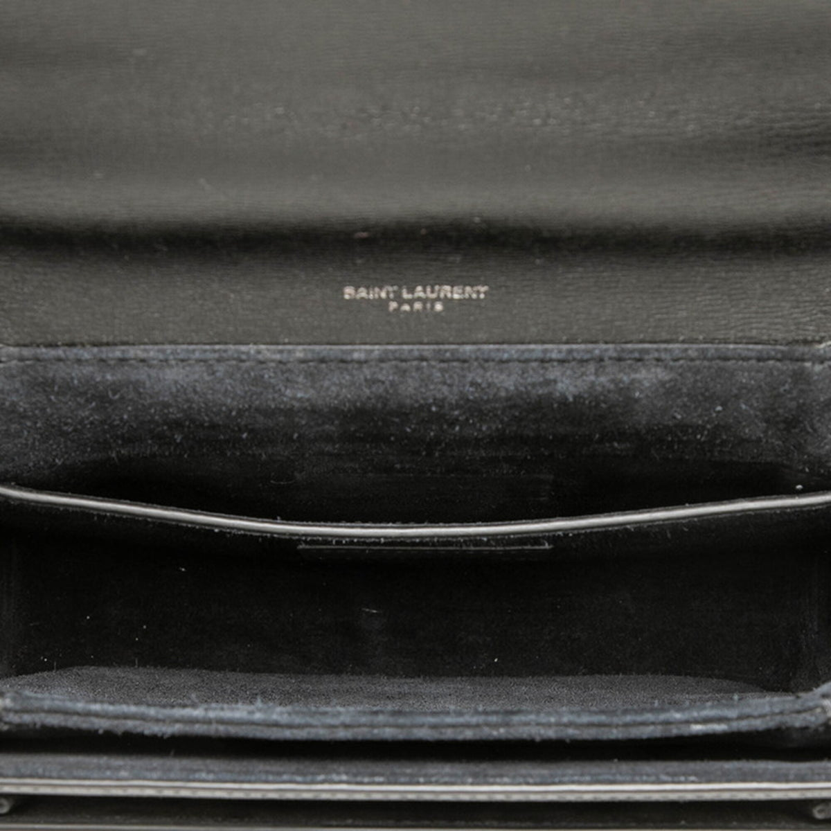 Saint Laurent Black Leather Handbag Shoulder Bag (Pre-Owned)