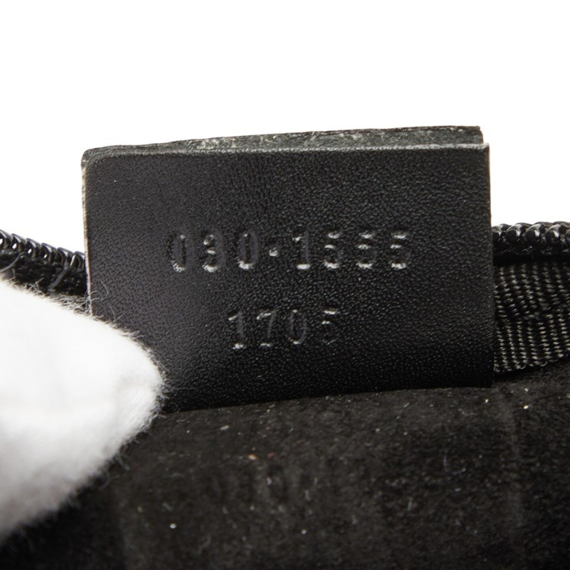Gucci Black Canvas Leather Pouch (Pre-Owned)