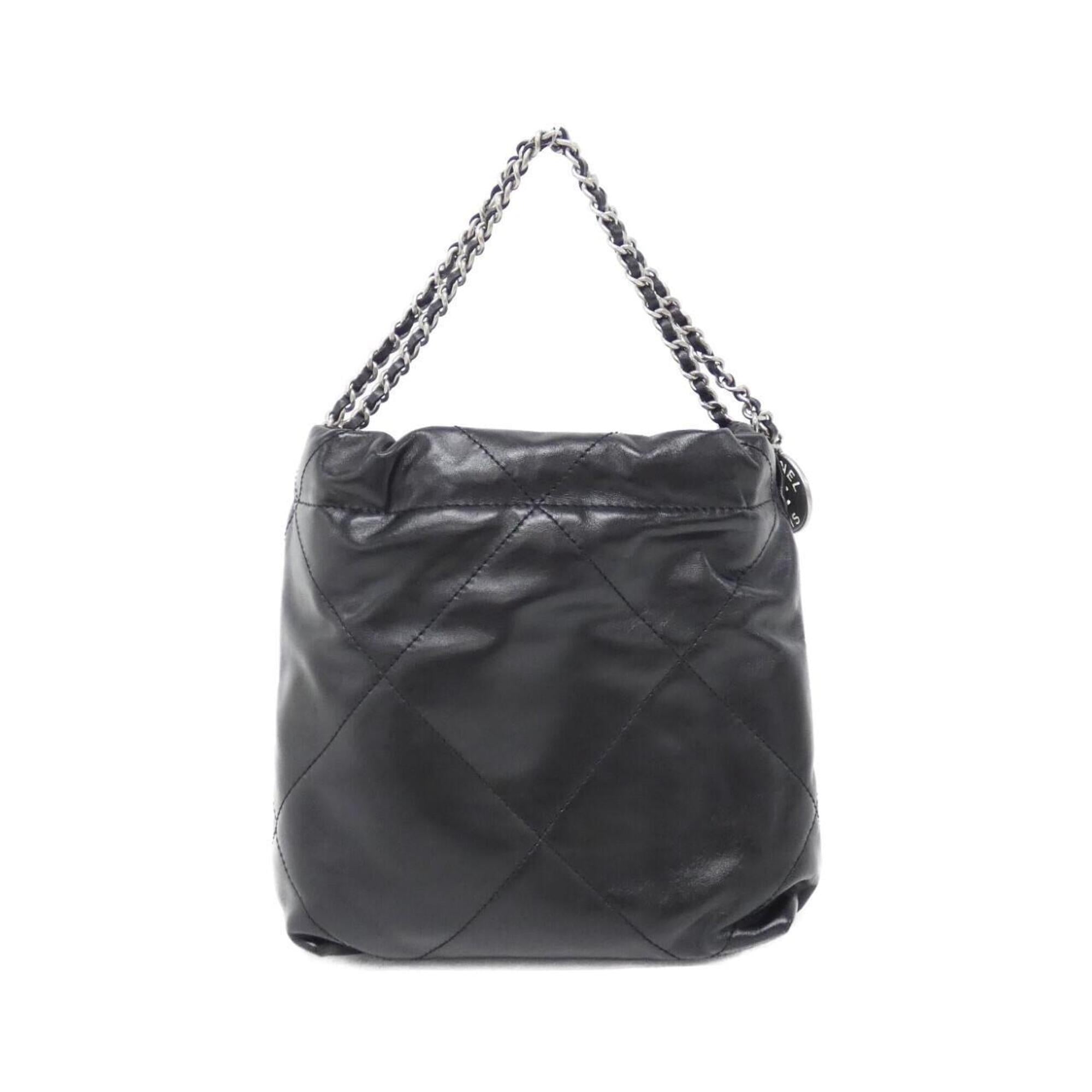 Chanel Black Leather Handbag (Pre-Owned)
