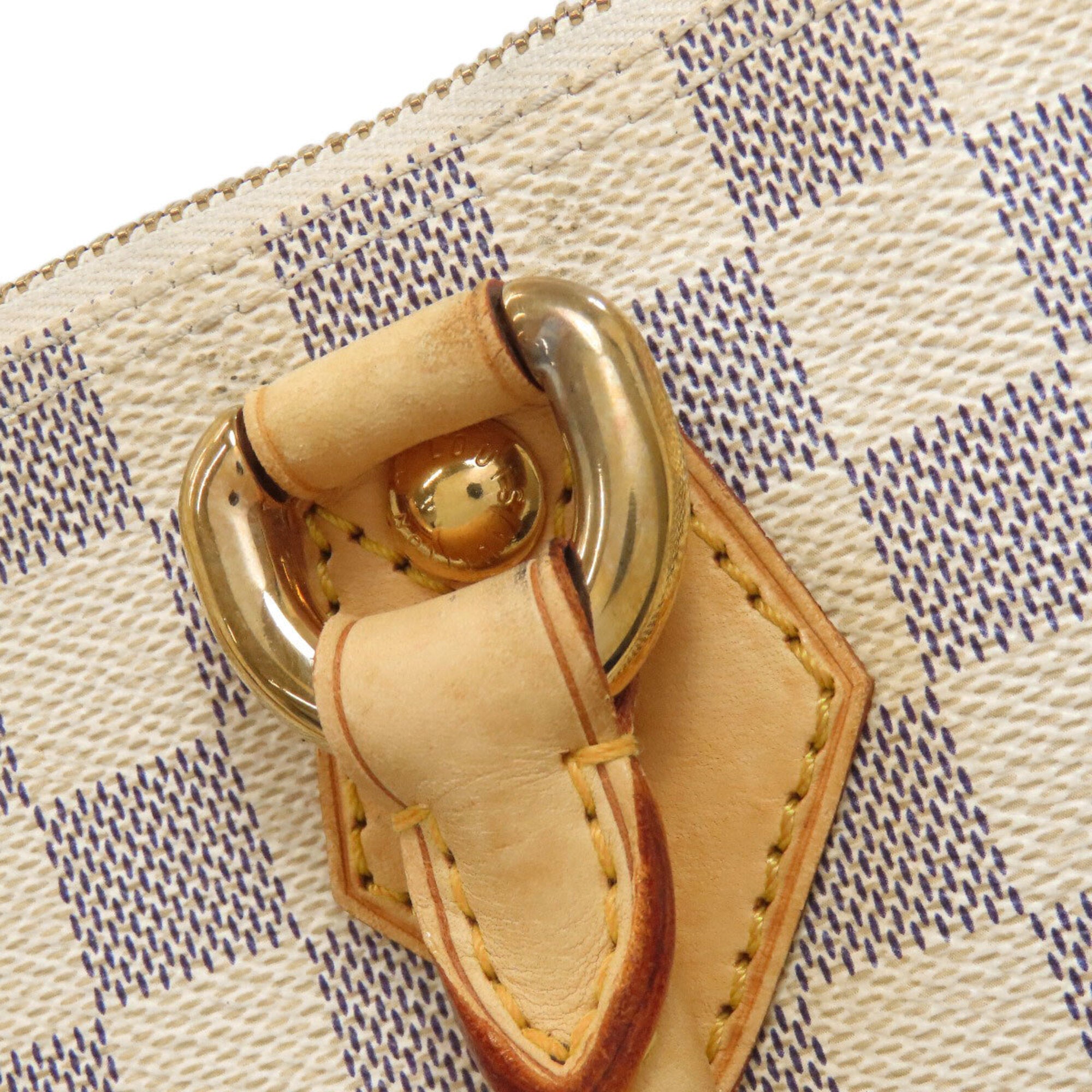 Louis Vuitton Azur Damier Azur White Damier Canvas Tote Bag (Pre-Owned)