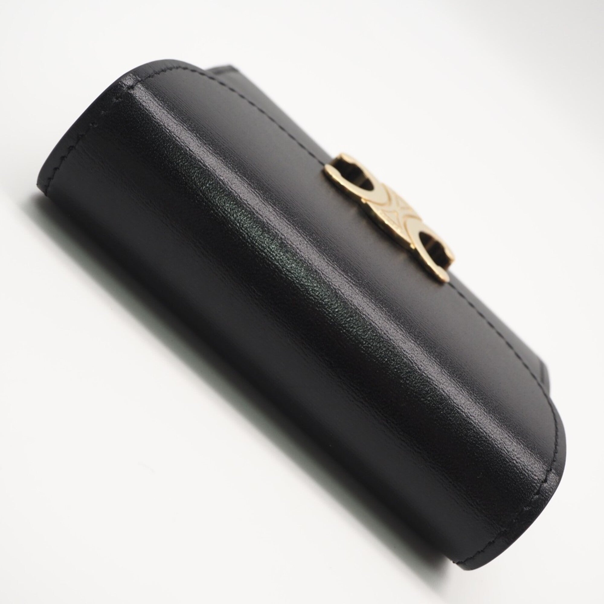 Celine Black Leather Wallet (Tri-Fold) (Pre-Owned)