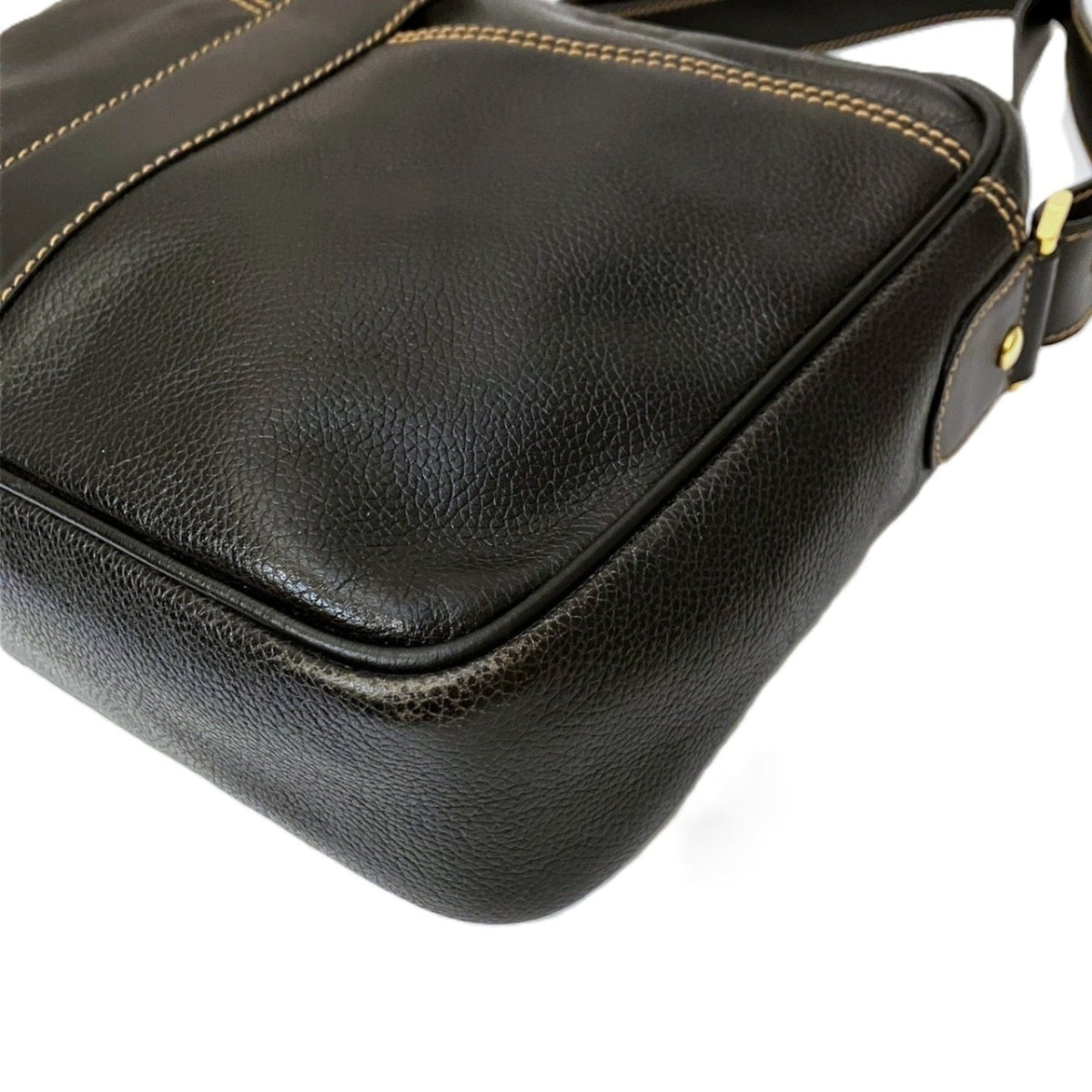 Dunhill Black Leather Shoulder Bag (Pre-Owned)