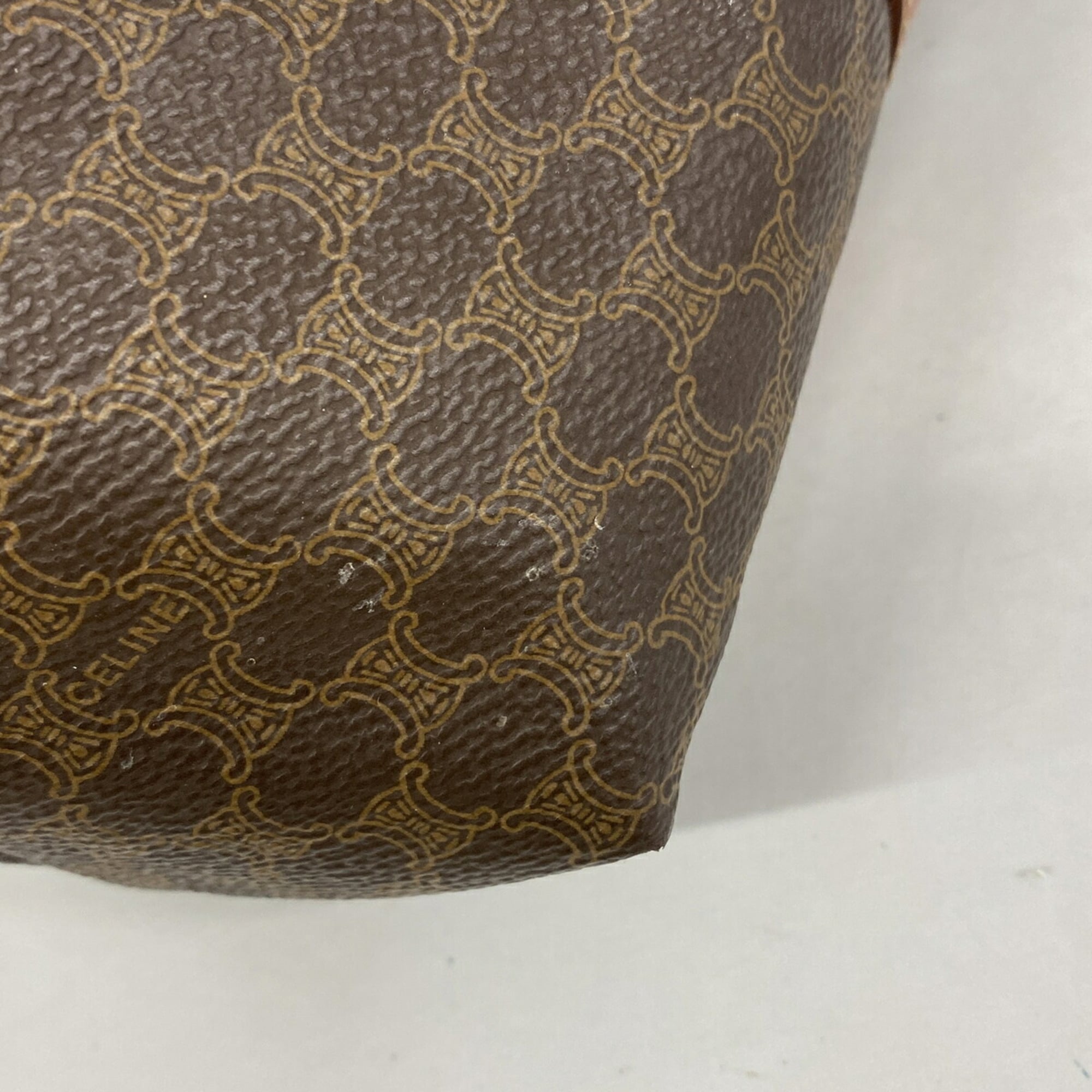 Celine Brown Pvc Tote Bag (Pre-Owned)