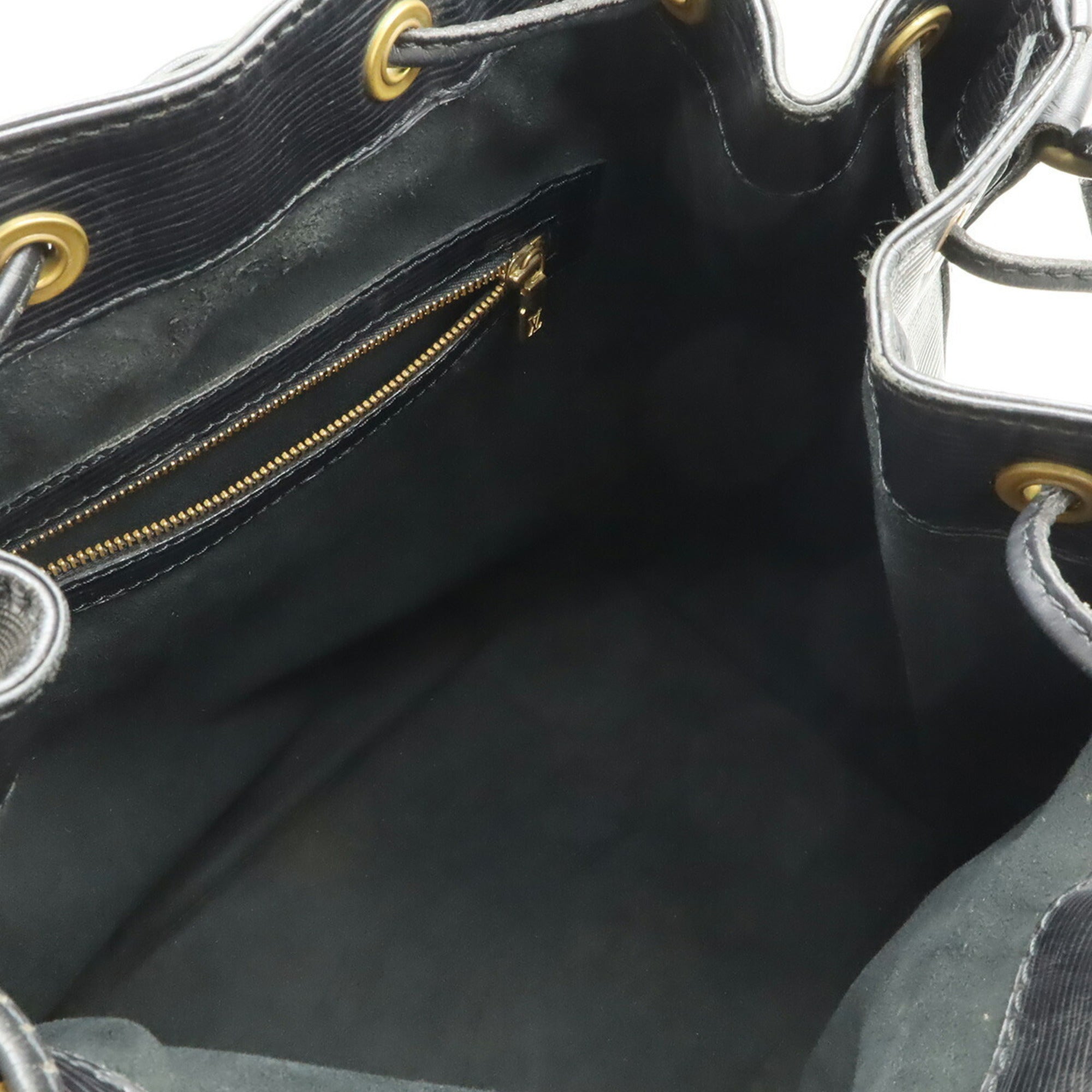 Louis Vuitton Black Noir Epi Leather Shoulder Bag (Pre-Owned)