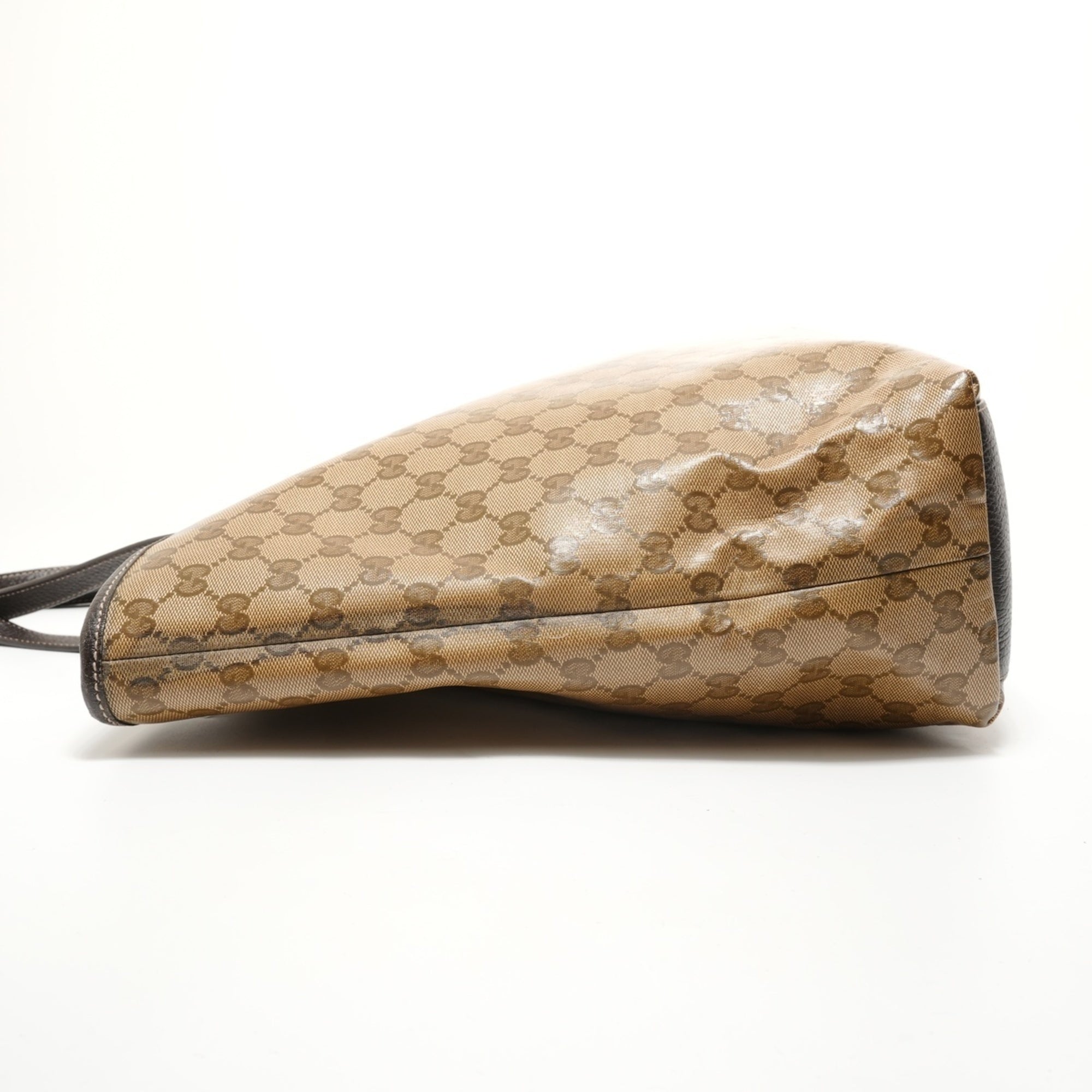 Gucci Gg Crystal Beige Gg Crystal Tote Bag (Pre-Owned)