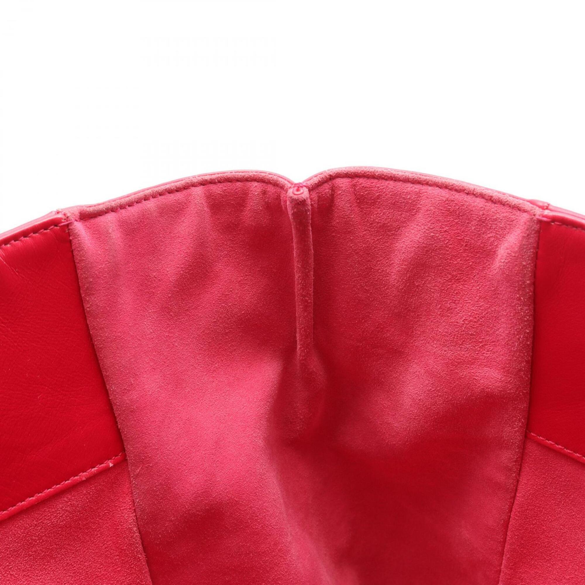 Yves Saint Laurent Pink Leather Handbag Tote Bag (Pre-Owned)