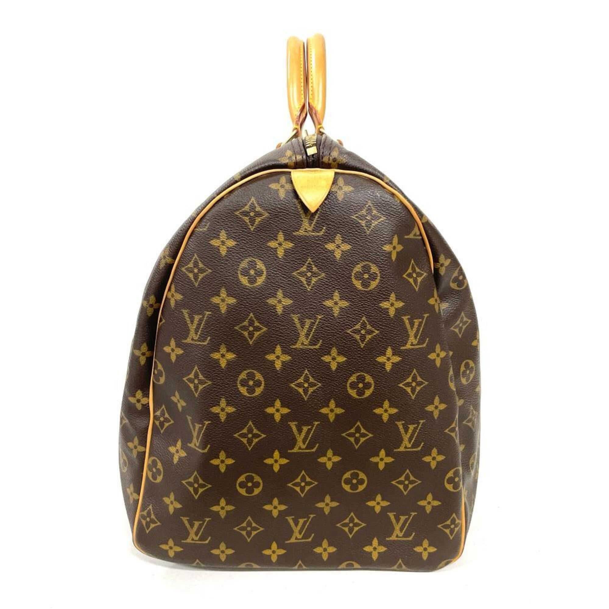 Louis Vuitton Brown Monogram Canvas Boston Bag (Pre-Owned)