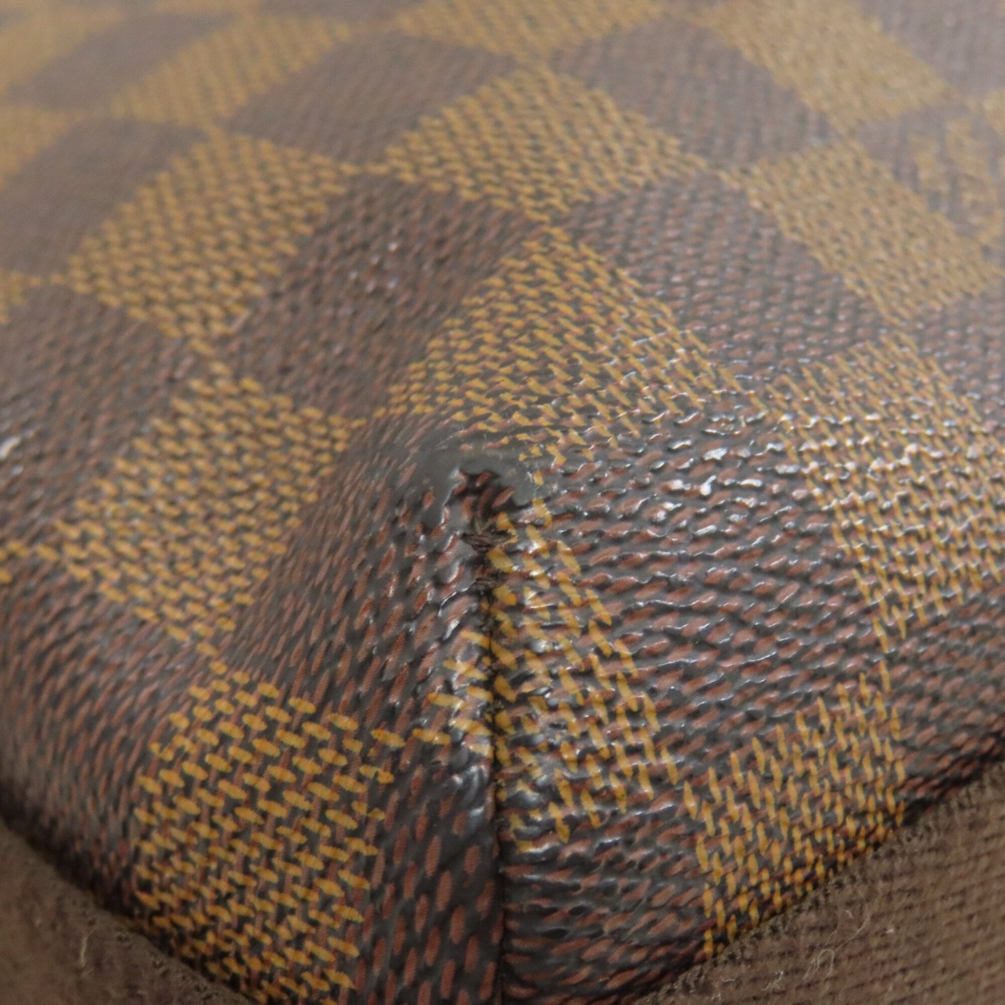 Louis Vuitton Brown Damier Canvas Ebene Damier Canvas Shoulder Bag (Pre-Owned)