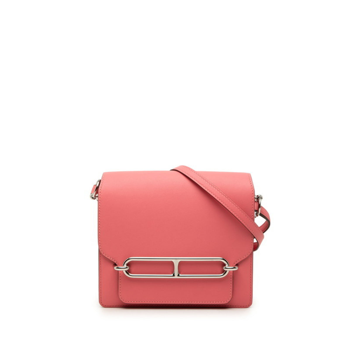 Hermes Pink Rose Azalee Swift Leather Shoulder Bag (Pre-Owned)