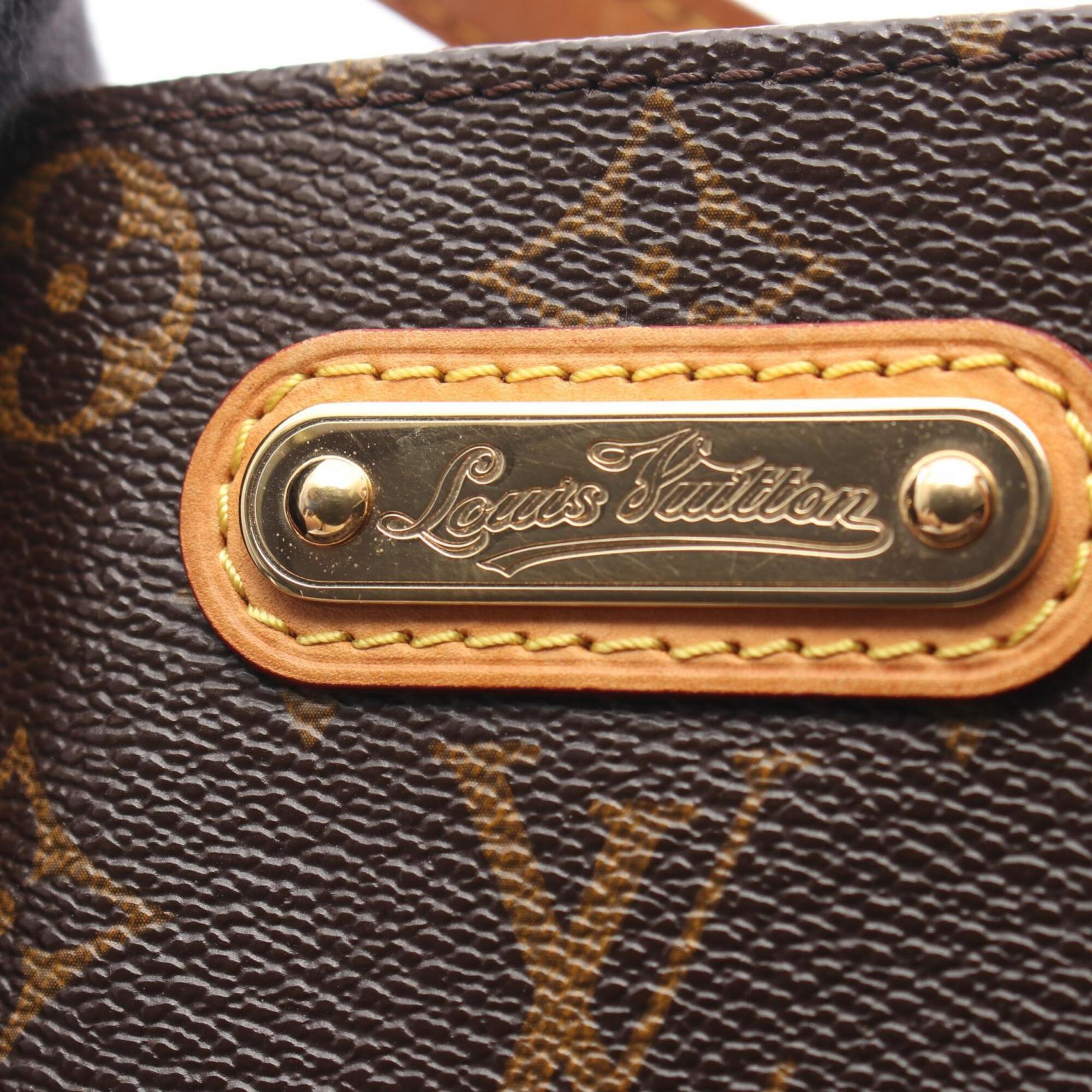 Louis Vuitton Brown Coated Canvas Pvc Monogram Leather Handbag (Pre-Owned)