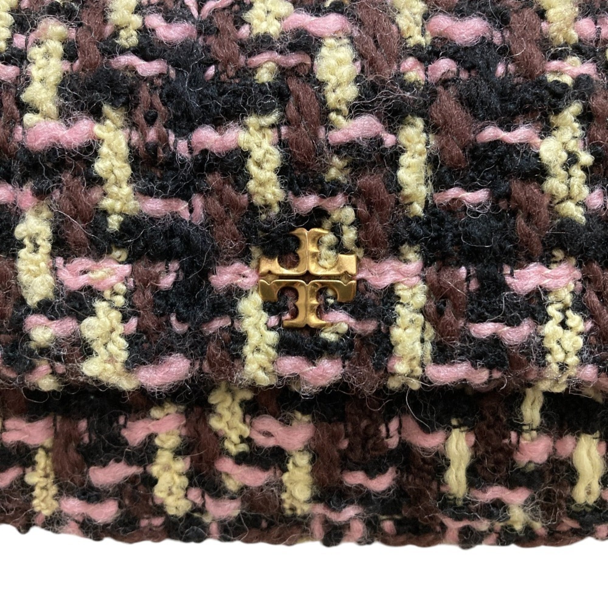 Tory Burch Multi-Color Tweed Shoulder Bag (Pre-Owned)