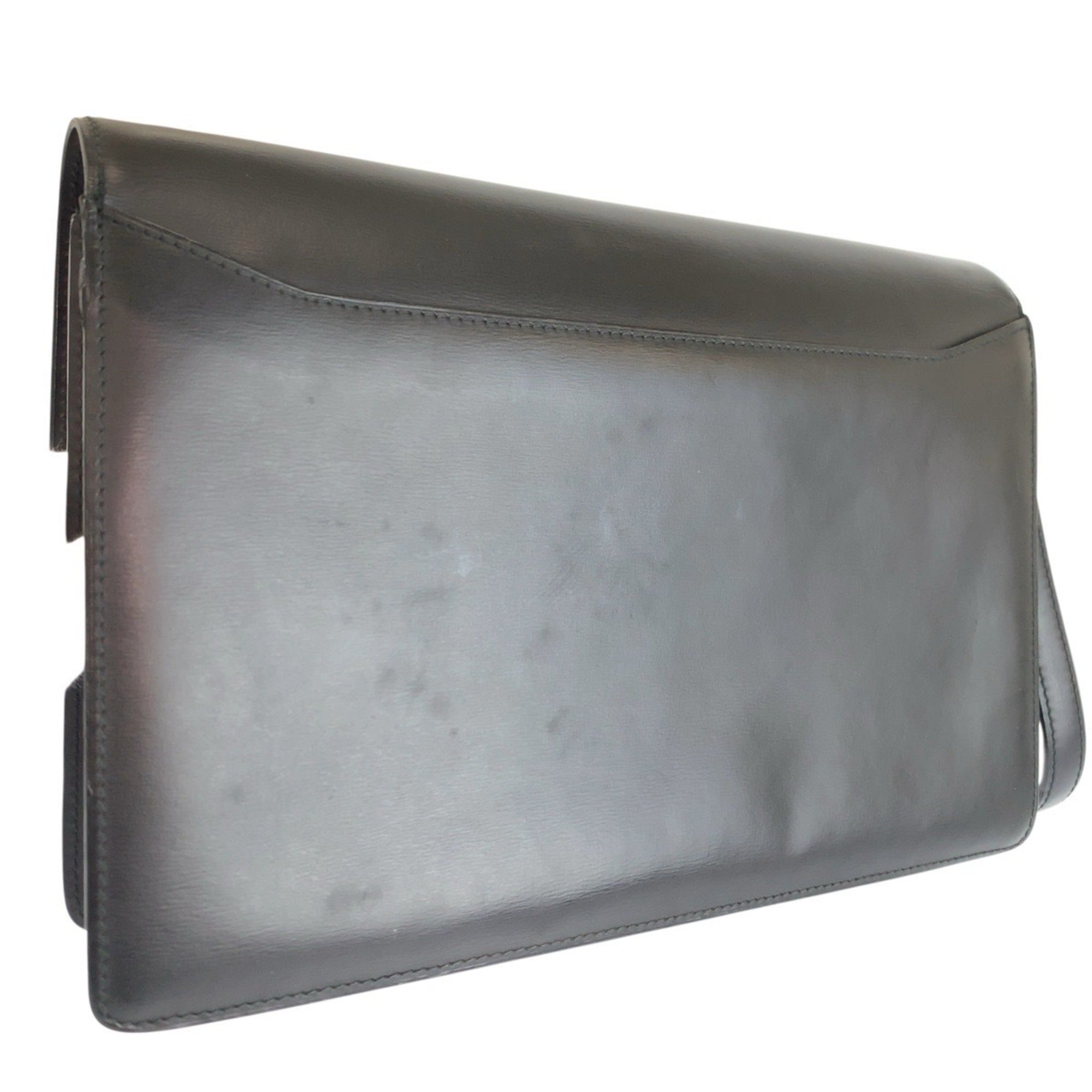 Cartier Black Leather Clutch Bag (Pre-Owned)