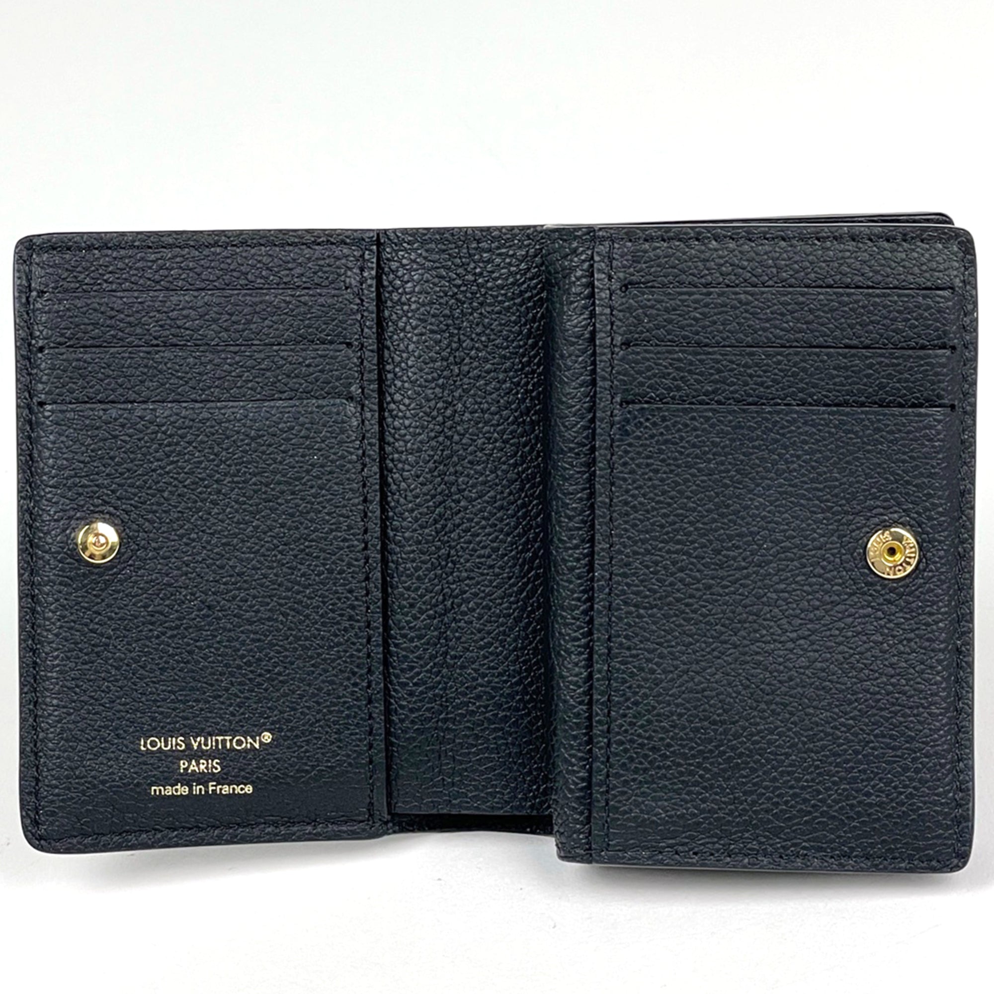 Louis Vuitton Black Noir Monogram Empreinte Wallet (Bi-Fold) (Pre-Owned)
