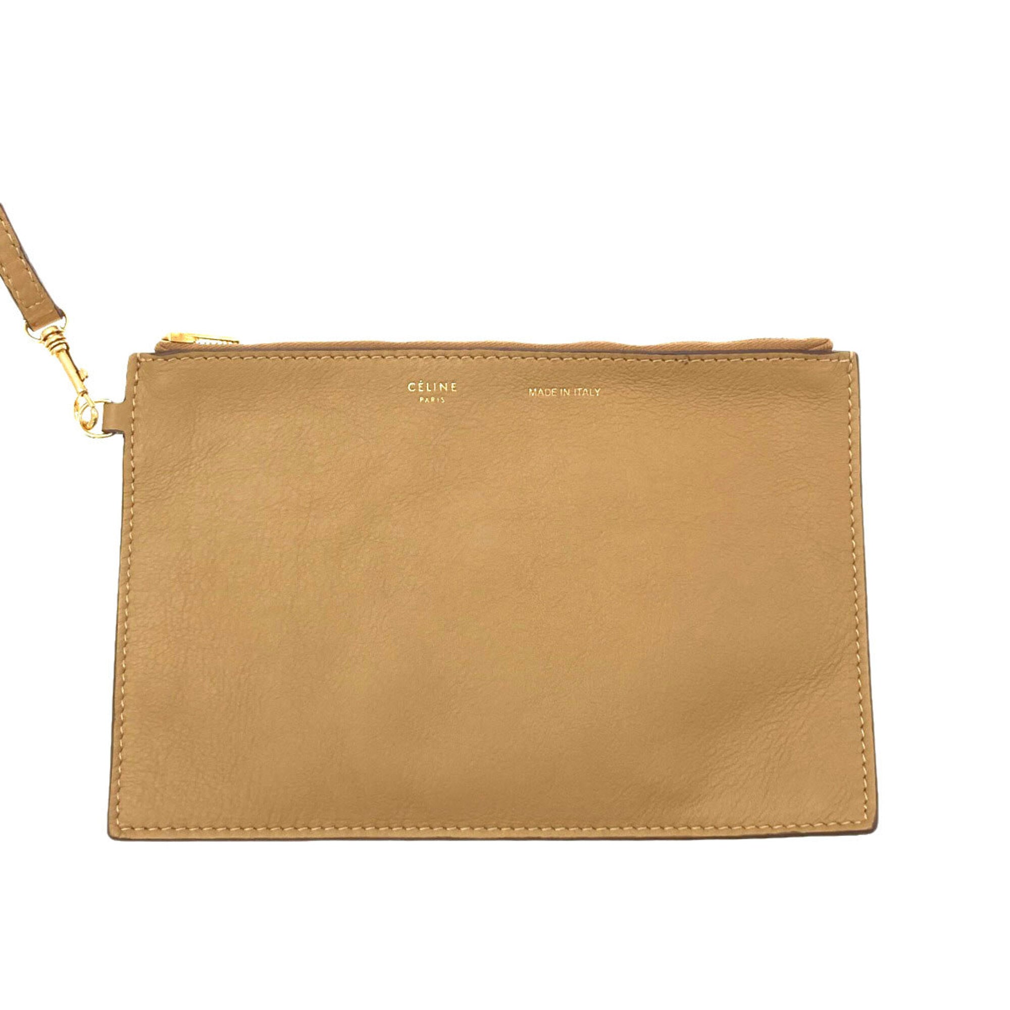 Celine Brown Leather Shoulder Bag (Pre-Owned)