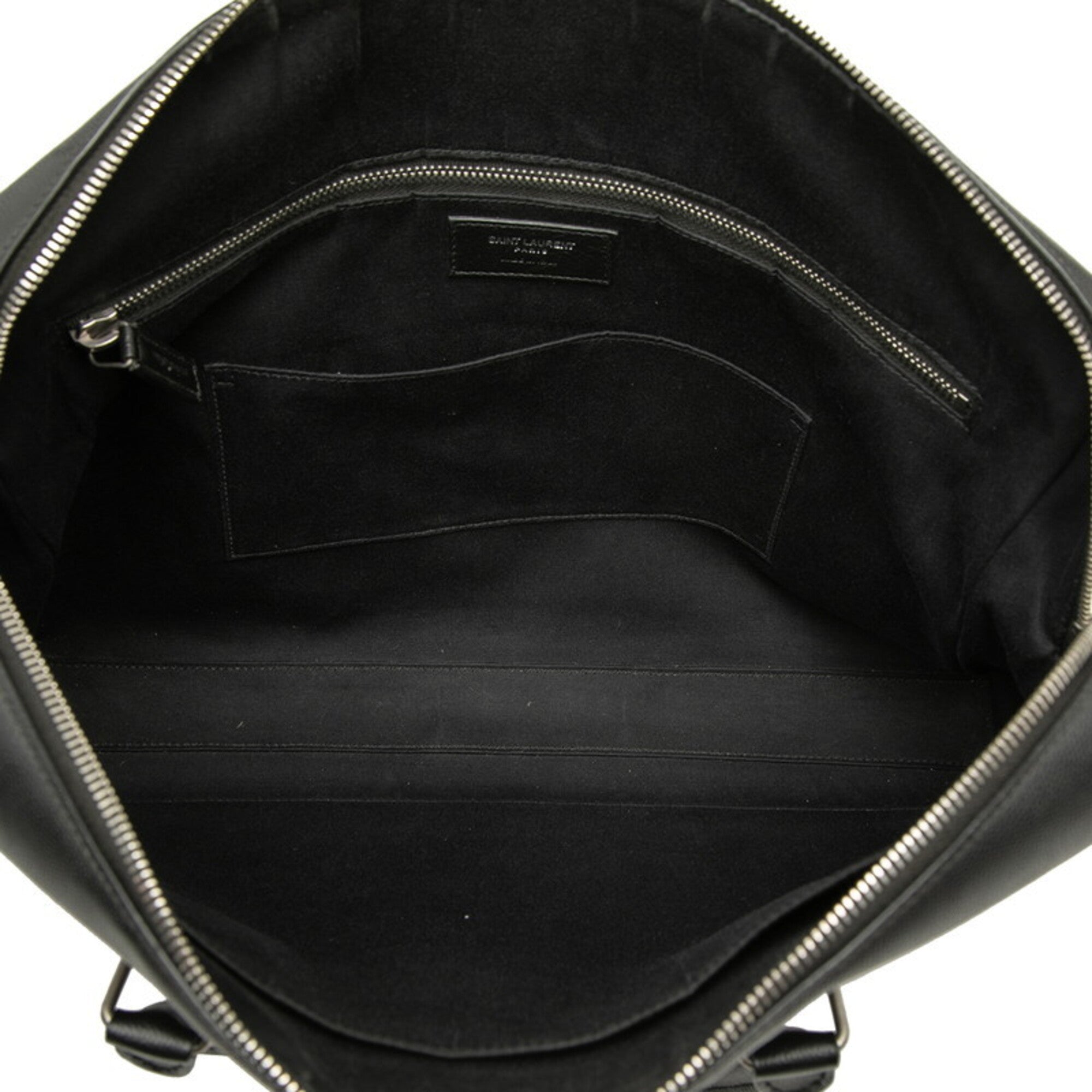 Saint Laurent Black Leather Handbag Shoulder Bag (Pre-Owned)