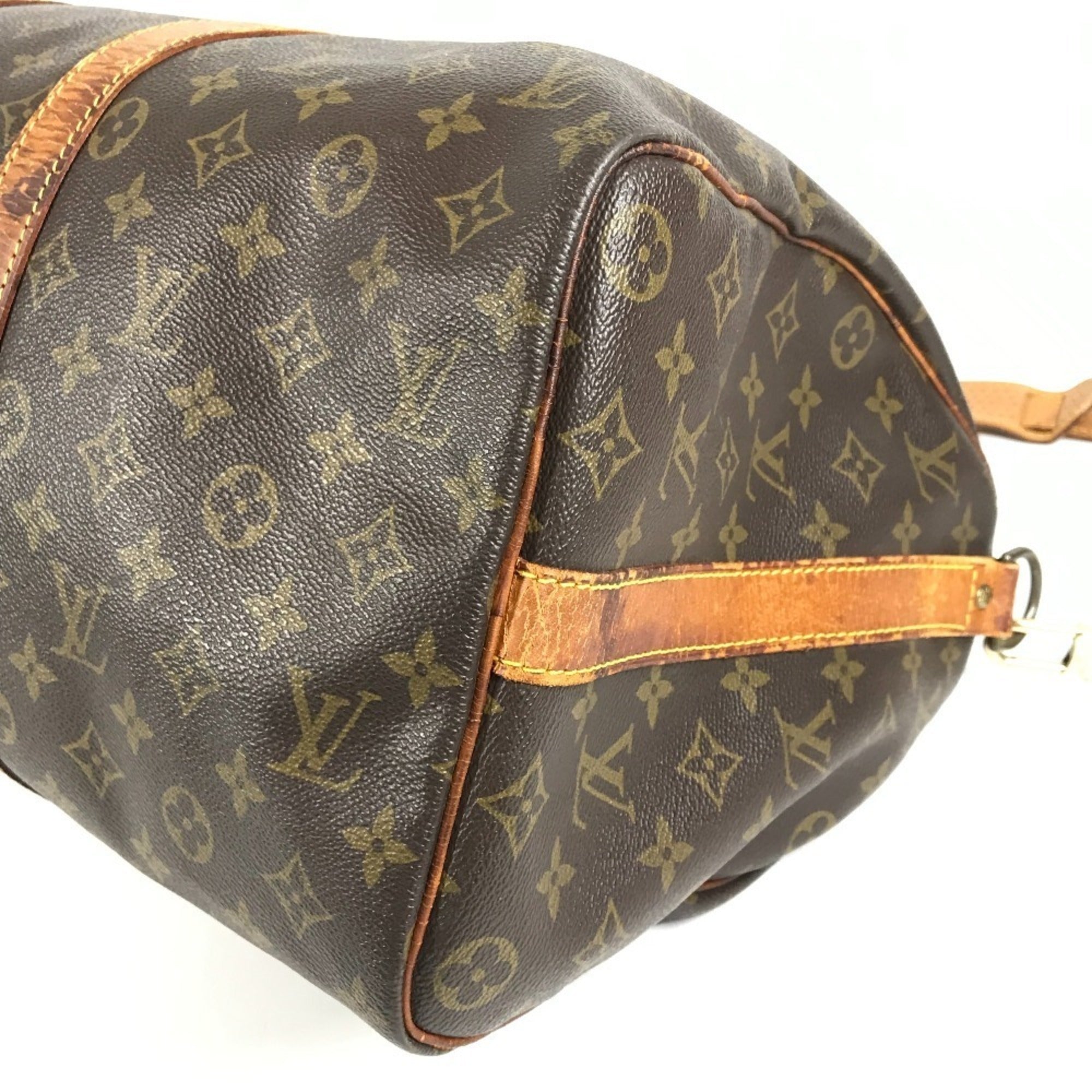 Louis Vuitton Brown Monogram Monogram Canvas Boston Bag (Pre-Owned)