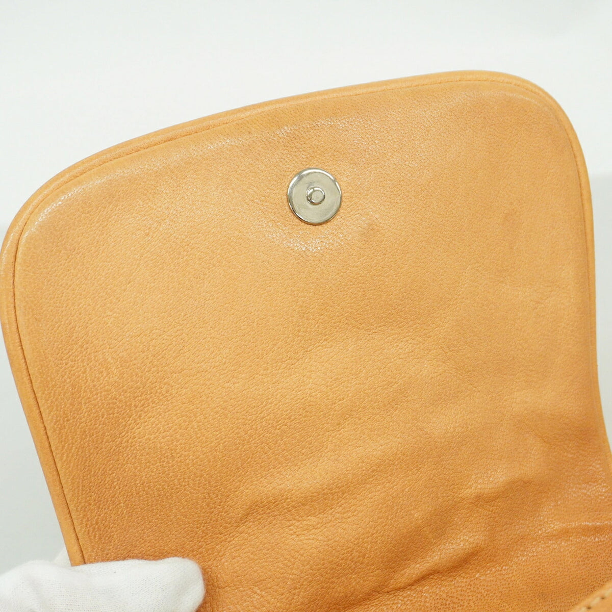 Chanel Pink Beige Leather Shoulder Bag (Pre-Owned)