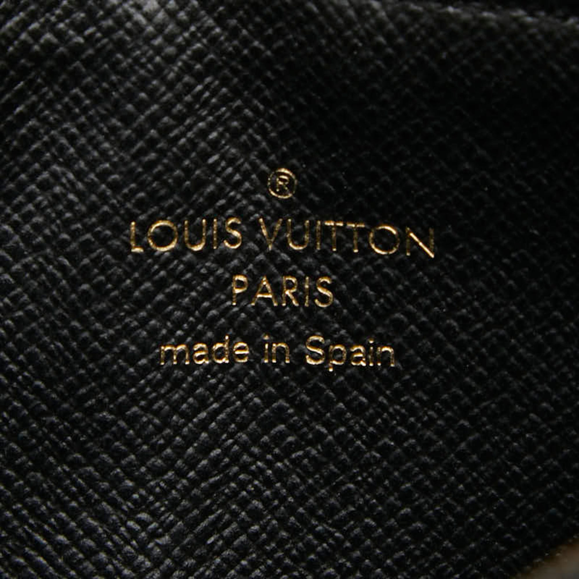 Louis Vuitton Monogram Reverse Black Brown Monogram Reverse Monogram Reverse Coin Purse/Coin Case (Pre-Owned)