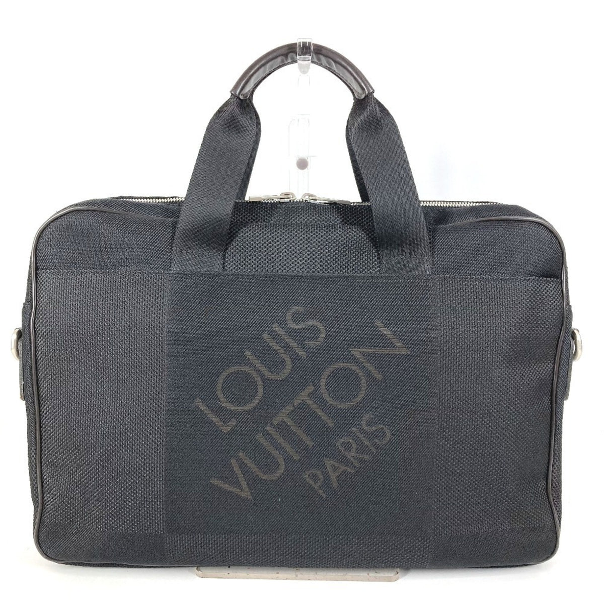 Louis Vuitton Black Damier Geant Handbag Tote Bag (Pre-Owned)