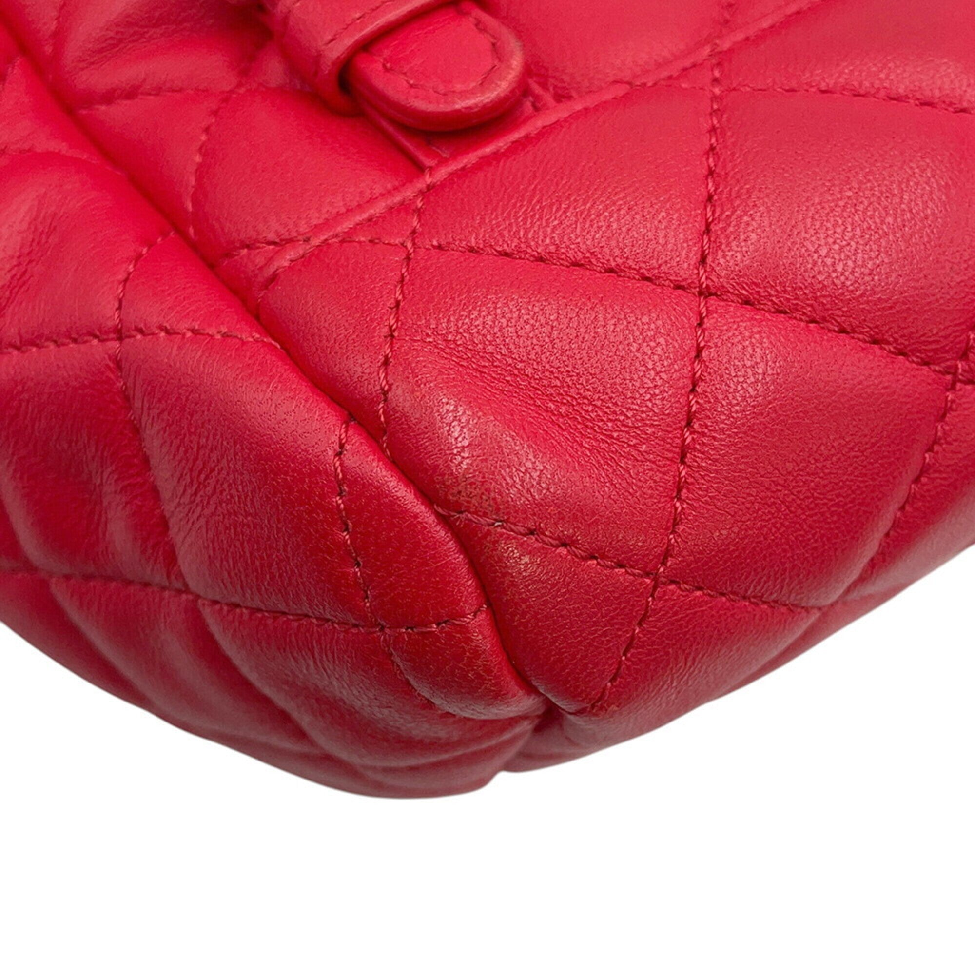 Chanel Red Color Backpack Handbag (Pre-Owned)