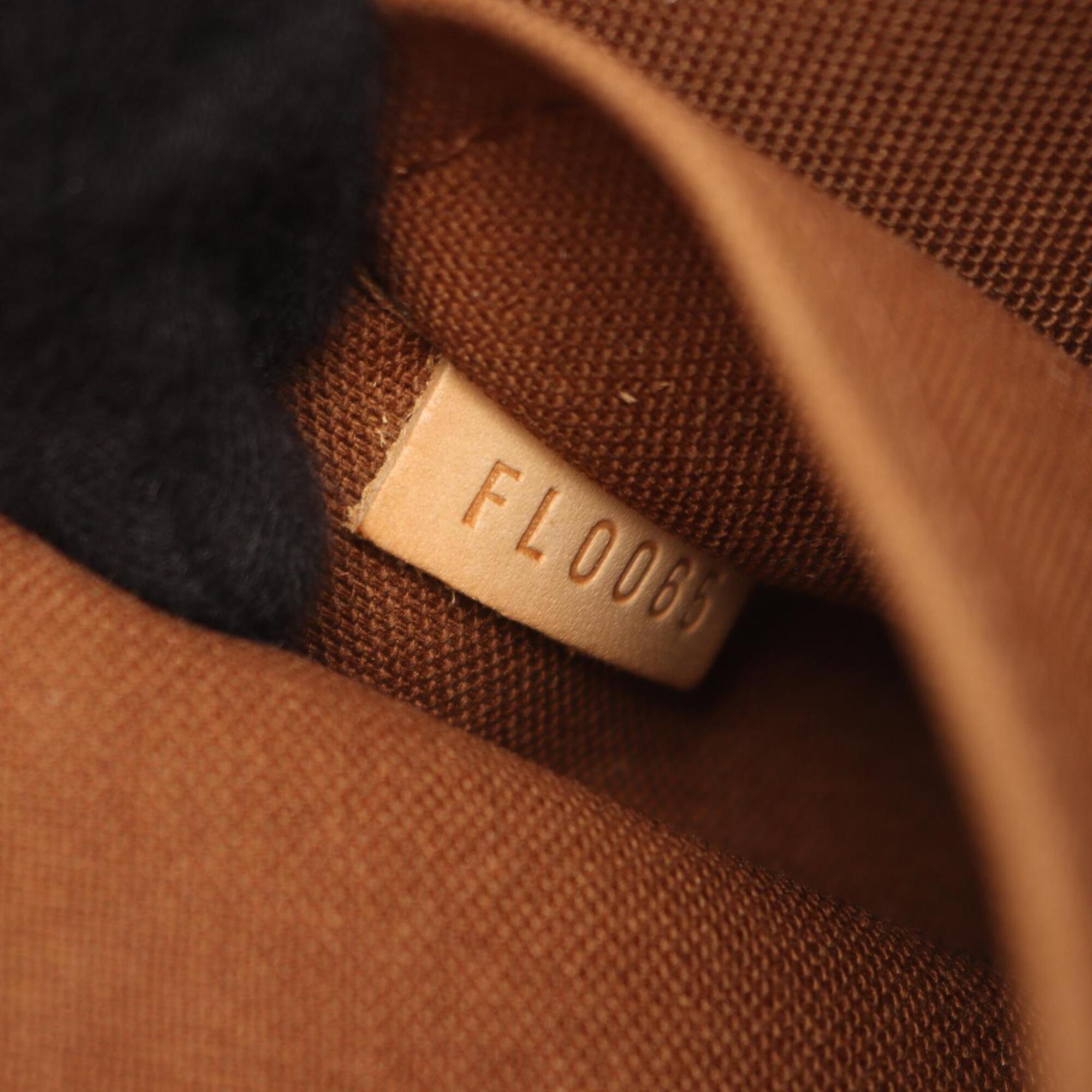 Louis Vuitton Brown Coated Canvas Pvc Monogram Leather Handbag Tote Bag (Pre-Owned)