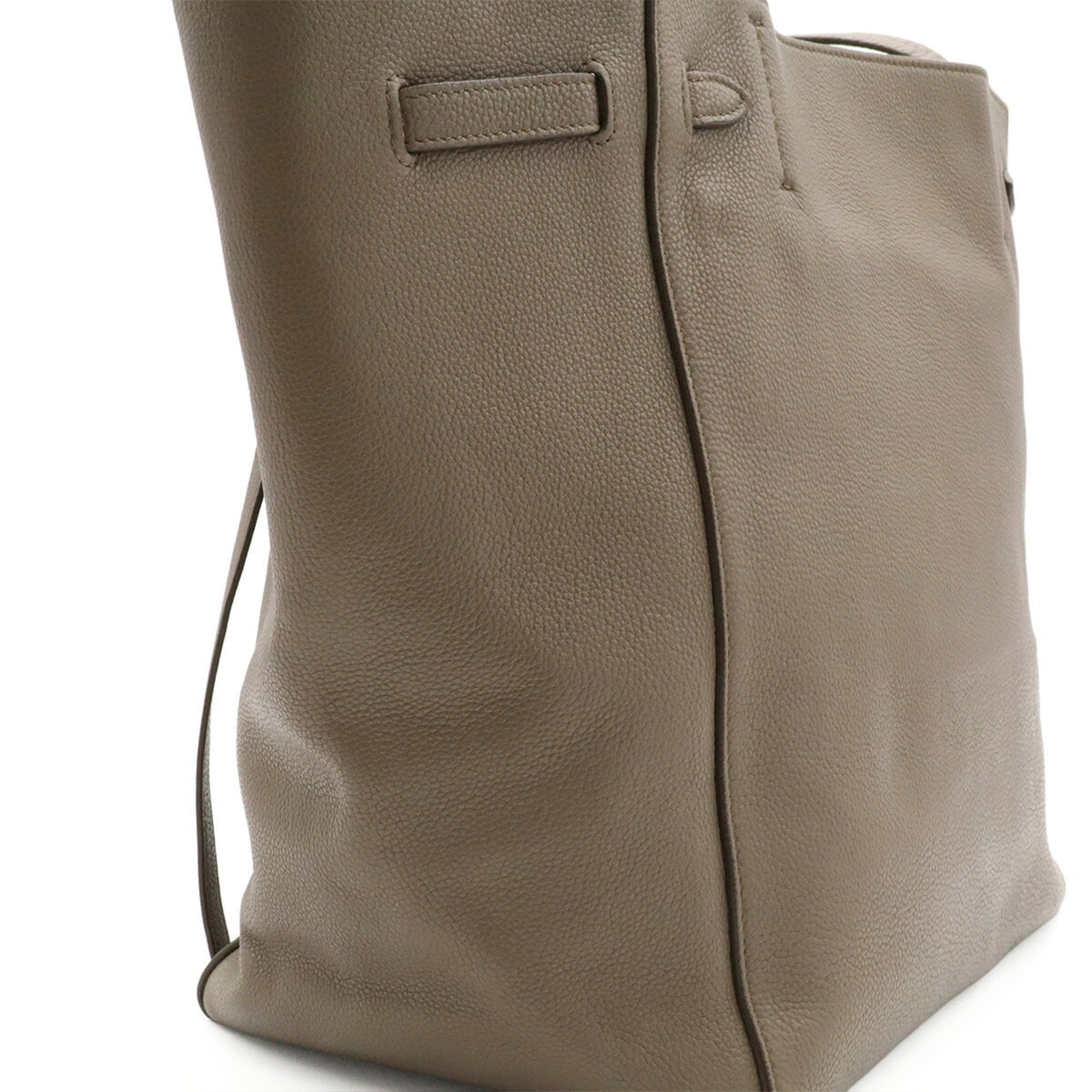 Celine Grayish Leather Shoulder Bag Tote Bag (Pre-Owned)