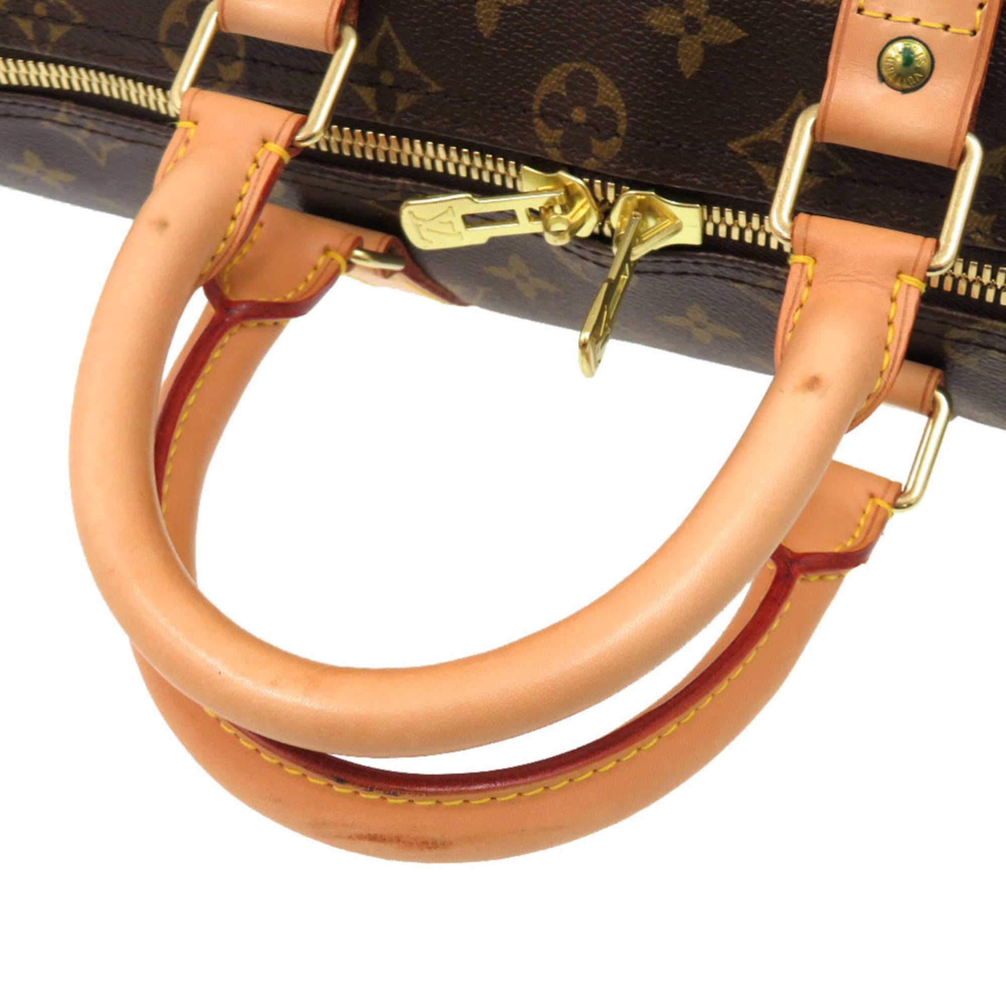 Louis Vuitton Brown Monogram Canvas Boston Bag (Pre-Owned)
