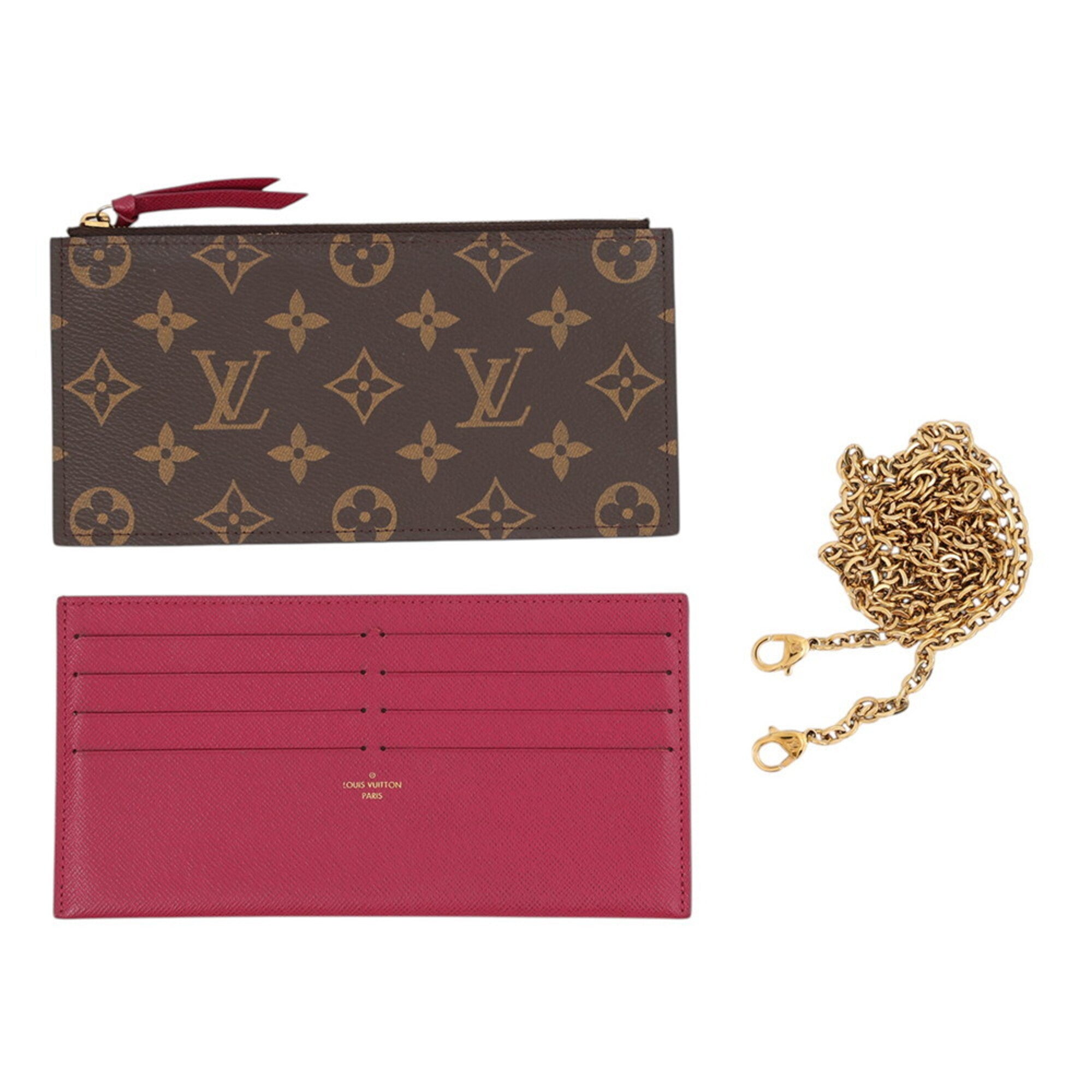 Louis Vuitton Monogram Fuchsia Monogram Pochette Shoulder Bag (Pre-Owned)