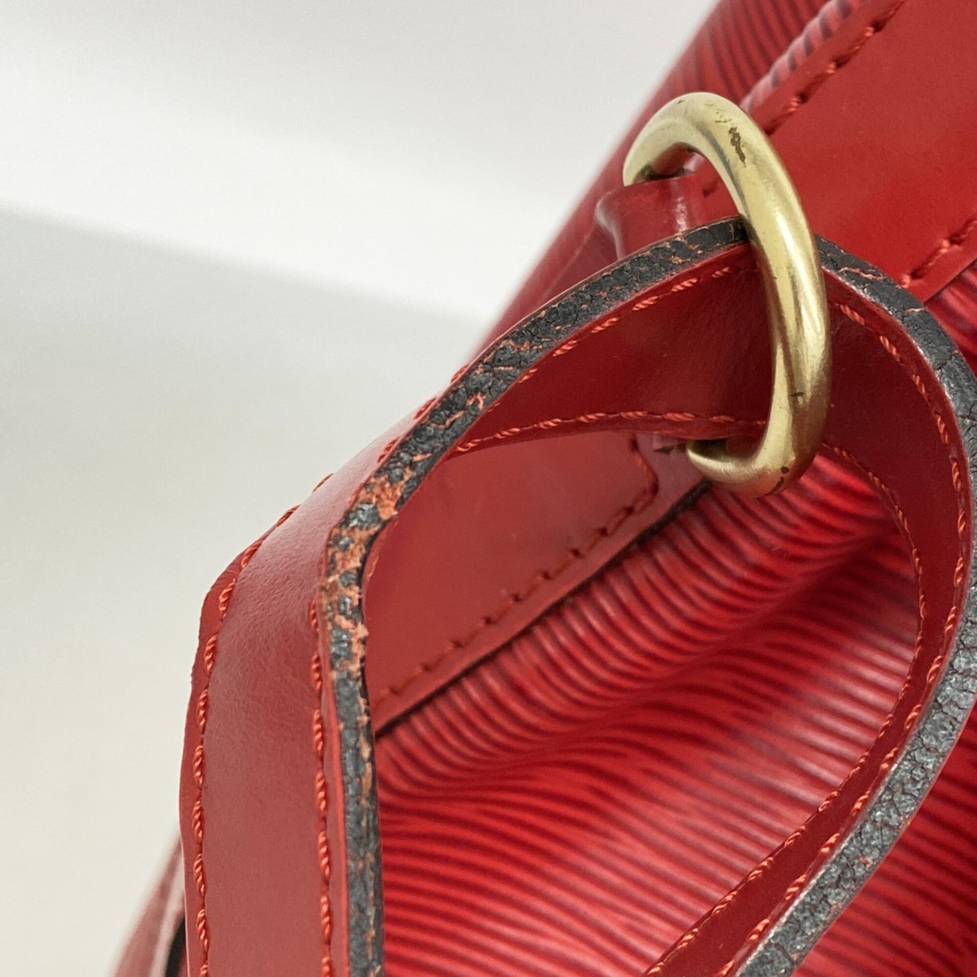 Louis Vuitton Castilian Red Shoulder Bag (Pre-Owned)