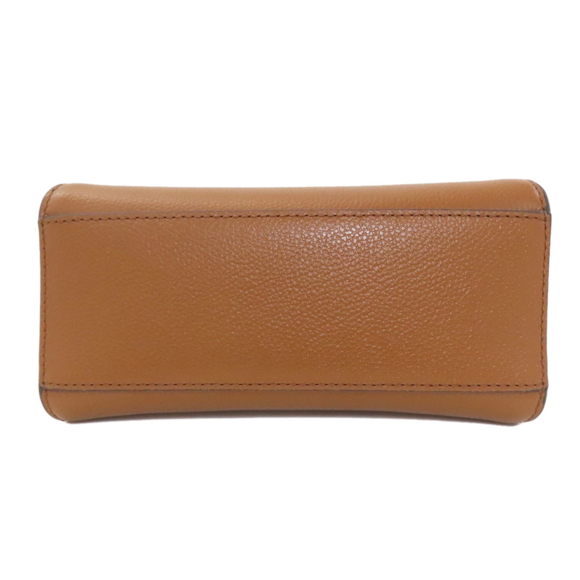 Michael Kors Brown Pvc Handbag Pouch (Pre-Owned)