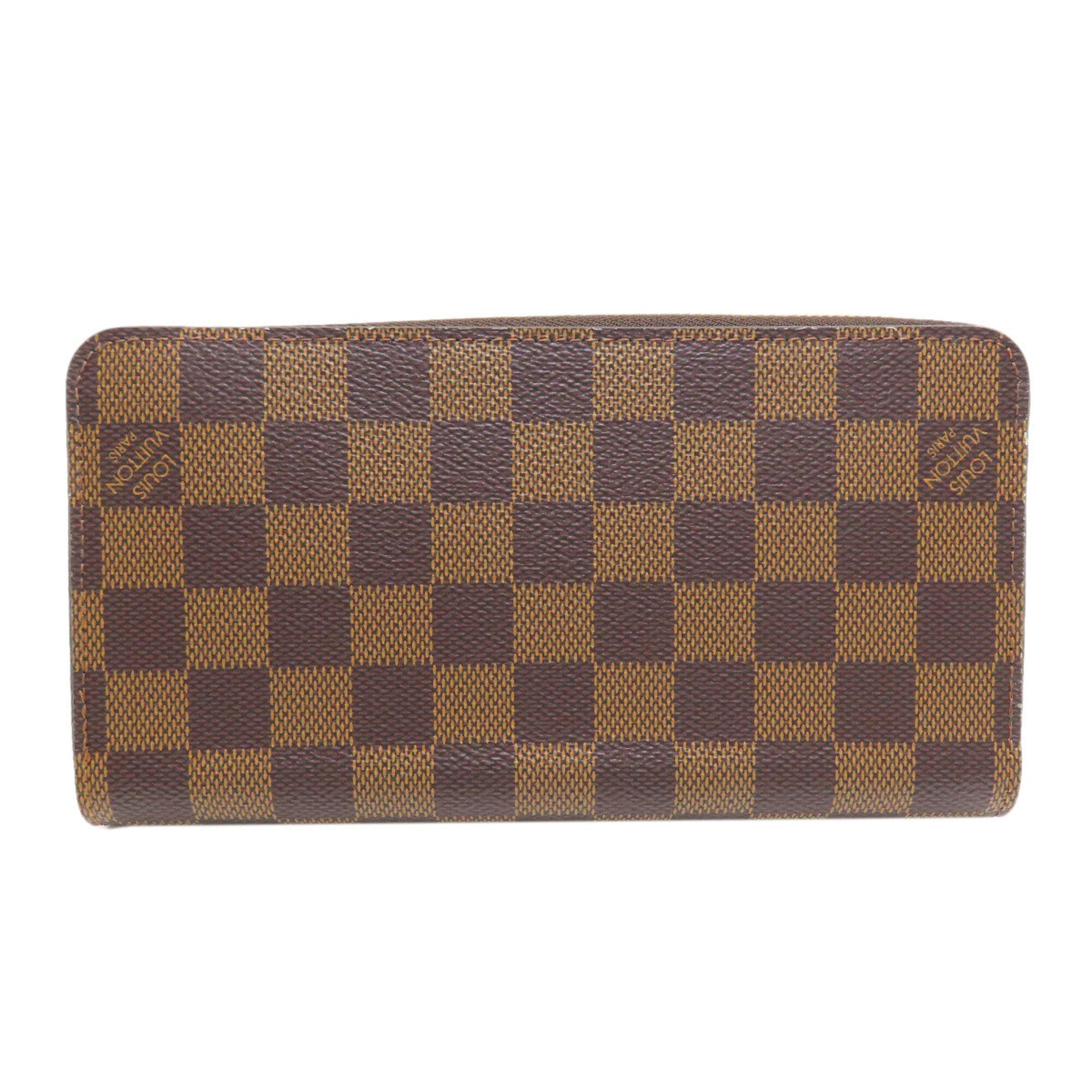 Louis Vuitton Damier Damier Canvas Ebene Damier Canvas Long Wallet (Bi-Fold) (Pre-Owned)