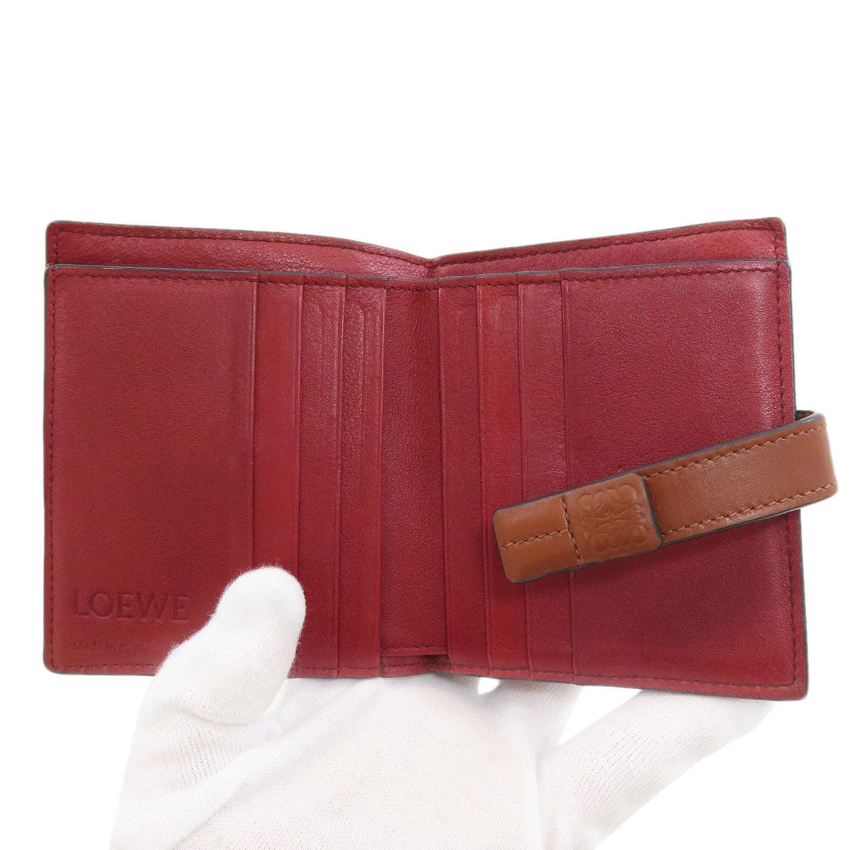 Loewe Brown Leather Wallet (Bi-Fold) (Pre-Owned)