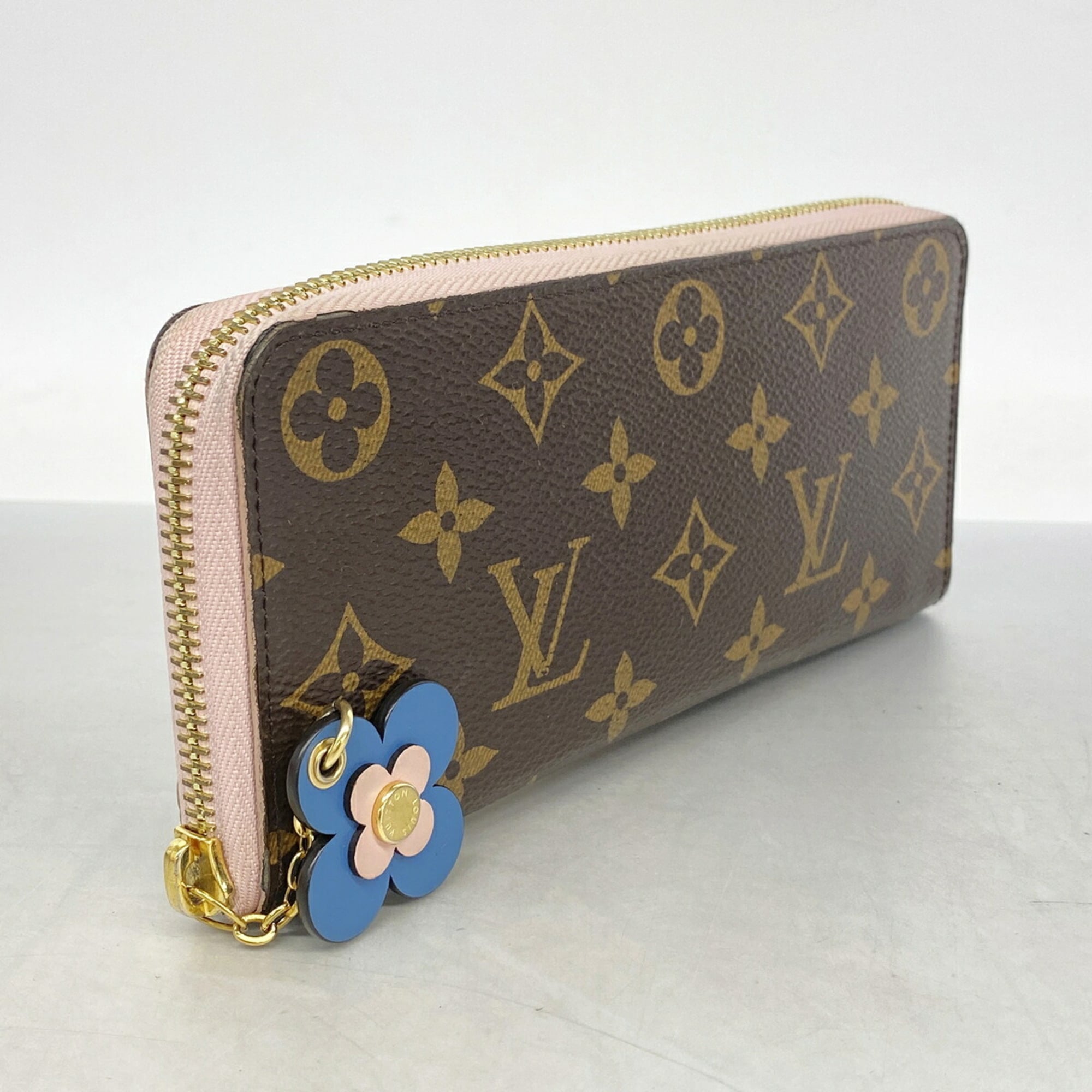 Louis Vuitton Blue Rose Ballerine Long Wallet (Bi-Fold) (Pre-Owned)