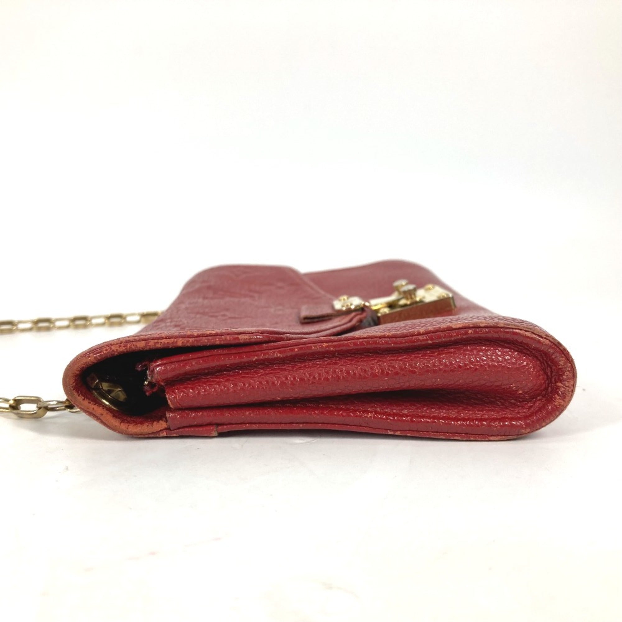 Louis Vuitton Red Other Long Wallet (Bi-Fold) (Pre-Owned)