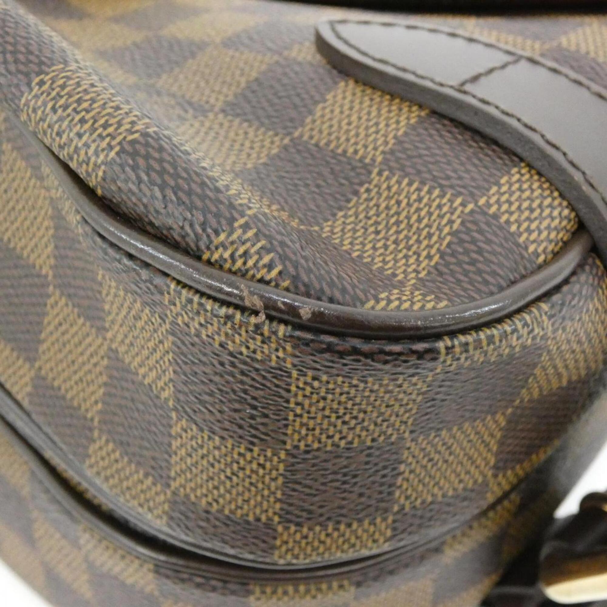 Louis Vuitton Damier Damier Canvas Ebene Damier Canvas Shoulder Bag (Pre-Owned)