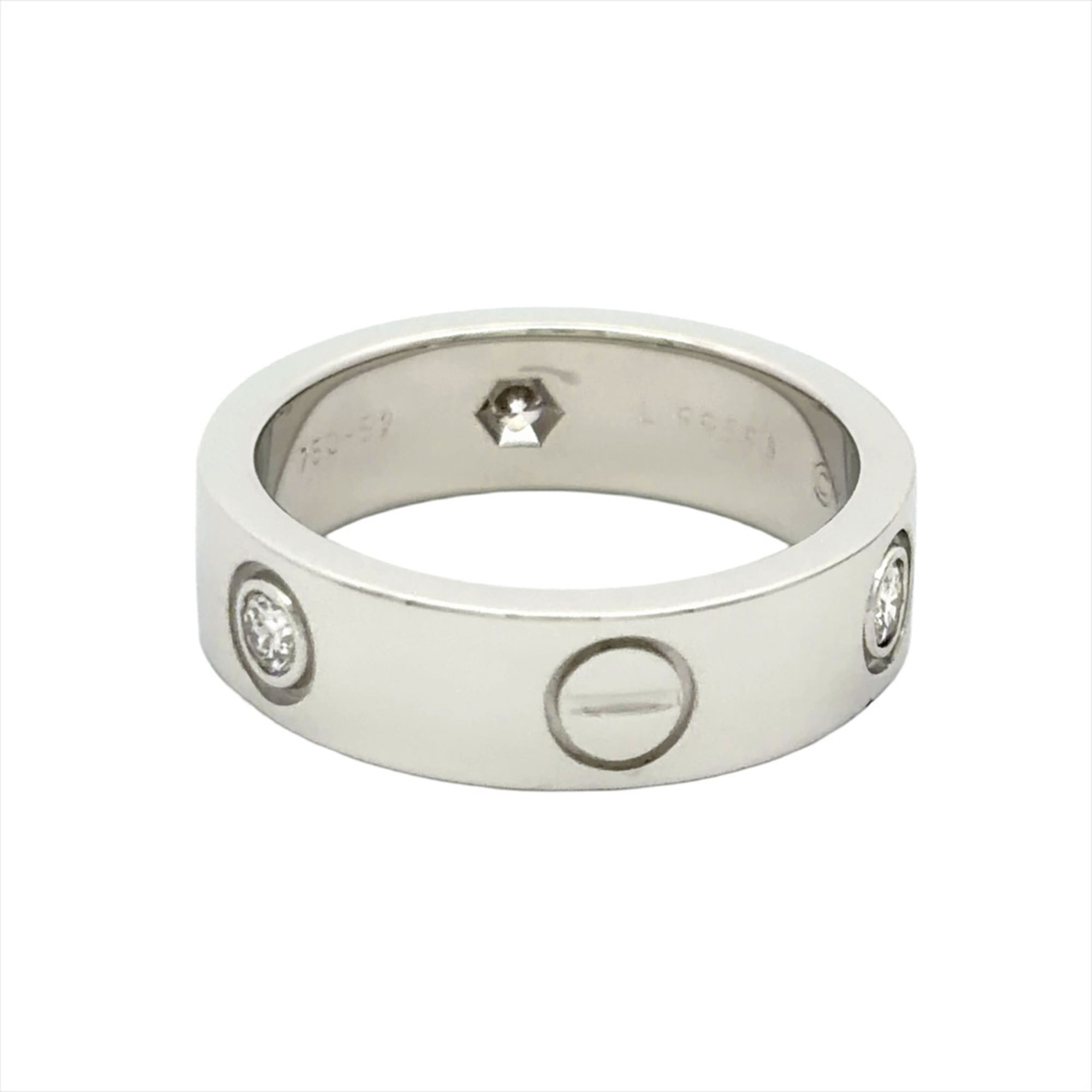 Cartier Love White Gold (18K) Band Ring (Pre-Owned)