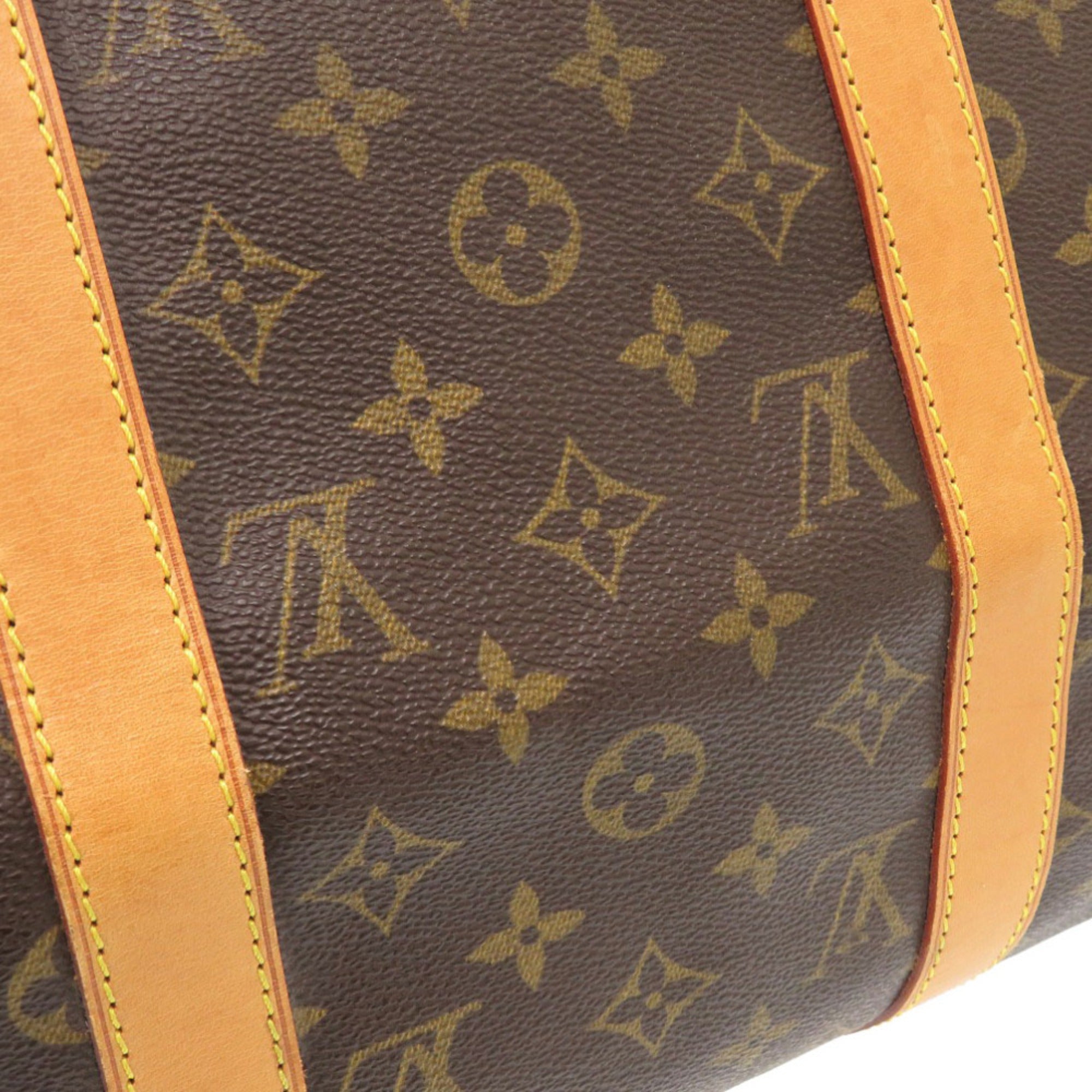 Louis Vuitton Brown Monogram Canvas Boston Bag (Pre-Owned)